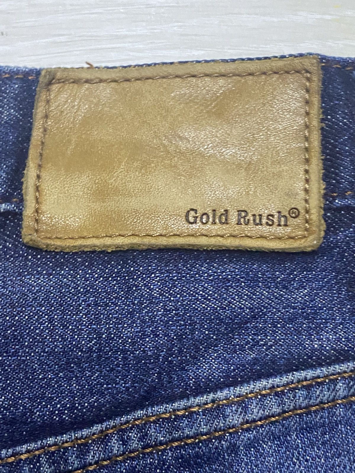 Japanese Brand Vintage Japanese Brand Gold Rush Distresssed Baggy Jeans Size US 32 / EU 48 - 12 Thumbnail