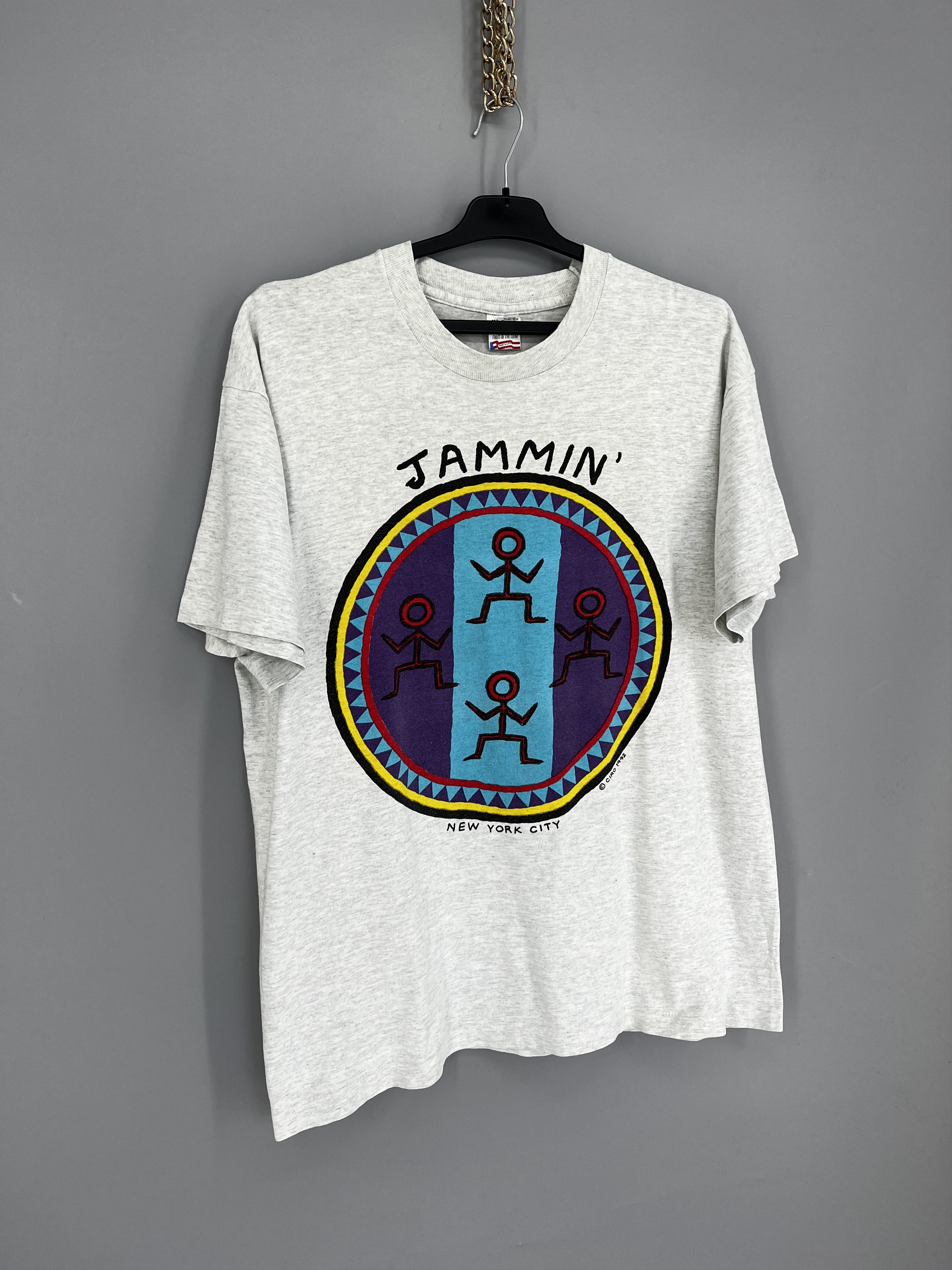 Vintage Vintage 90s Reggae Style Jammin New York City Ciro1992 Size US XL / EU 56 / 4 - 2 Thumbnail