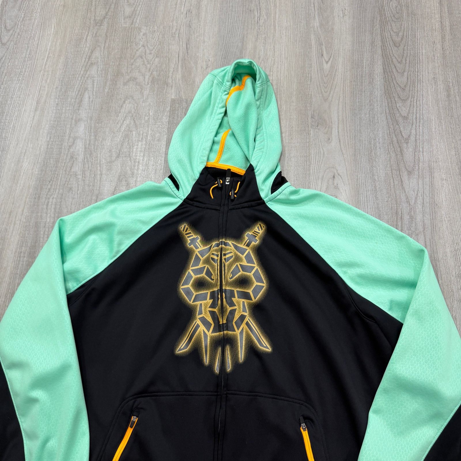 Nike Nike Kobe Bryant Mamba Hoodie Mens 2XL Black Teal Full Zip Size US XXL / EU 58 / 5 - 2 Thumbnail