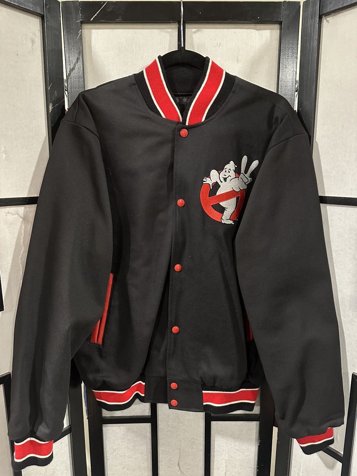 Vintage Ghostbusters 2 Promotional Varsity Jacket Size US L / EU 52-54 / 3 - 1 Thumbnail