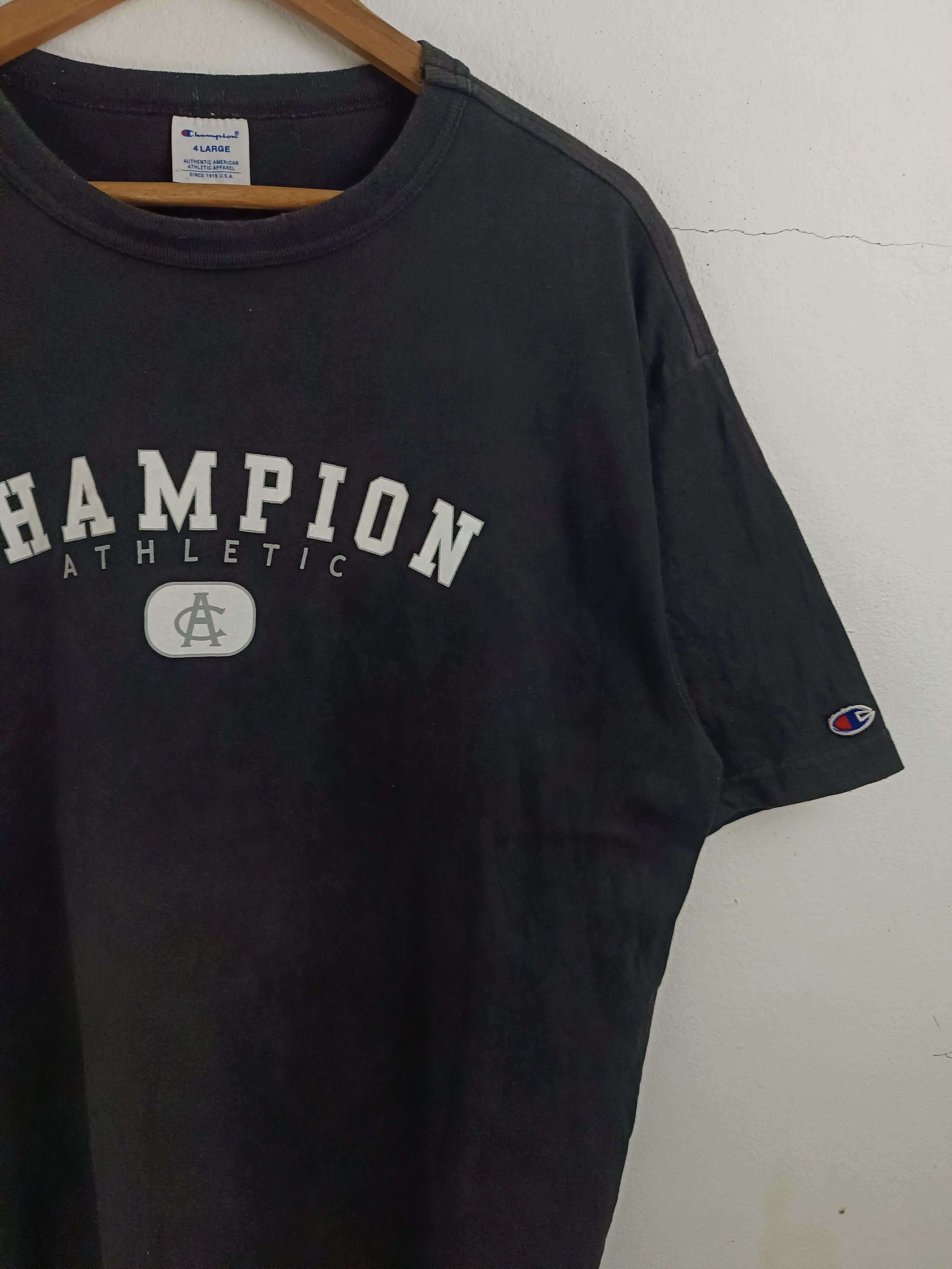 Champion VINTAGE CHAMPION CLASSIC SPELLOUT LOGO TEE Size US XL / EU 56 / 4 - 6 Thumbnail