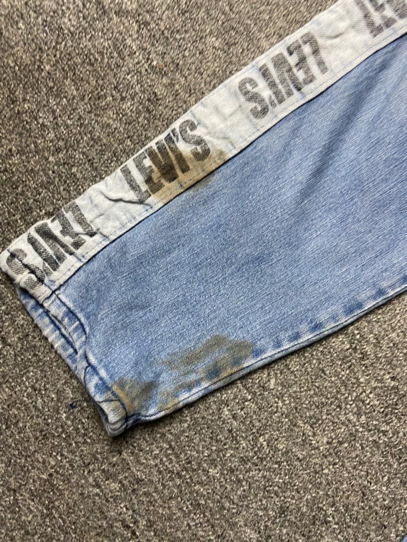 Levi's Levis Hi-Ball Roll Logo Side Stripe Denim Jogger (174) Size US 33 - 9 Thumbnail