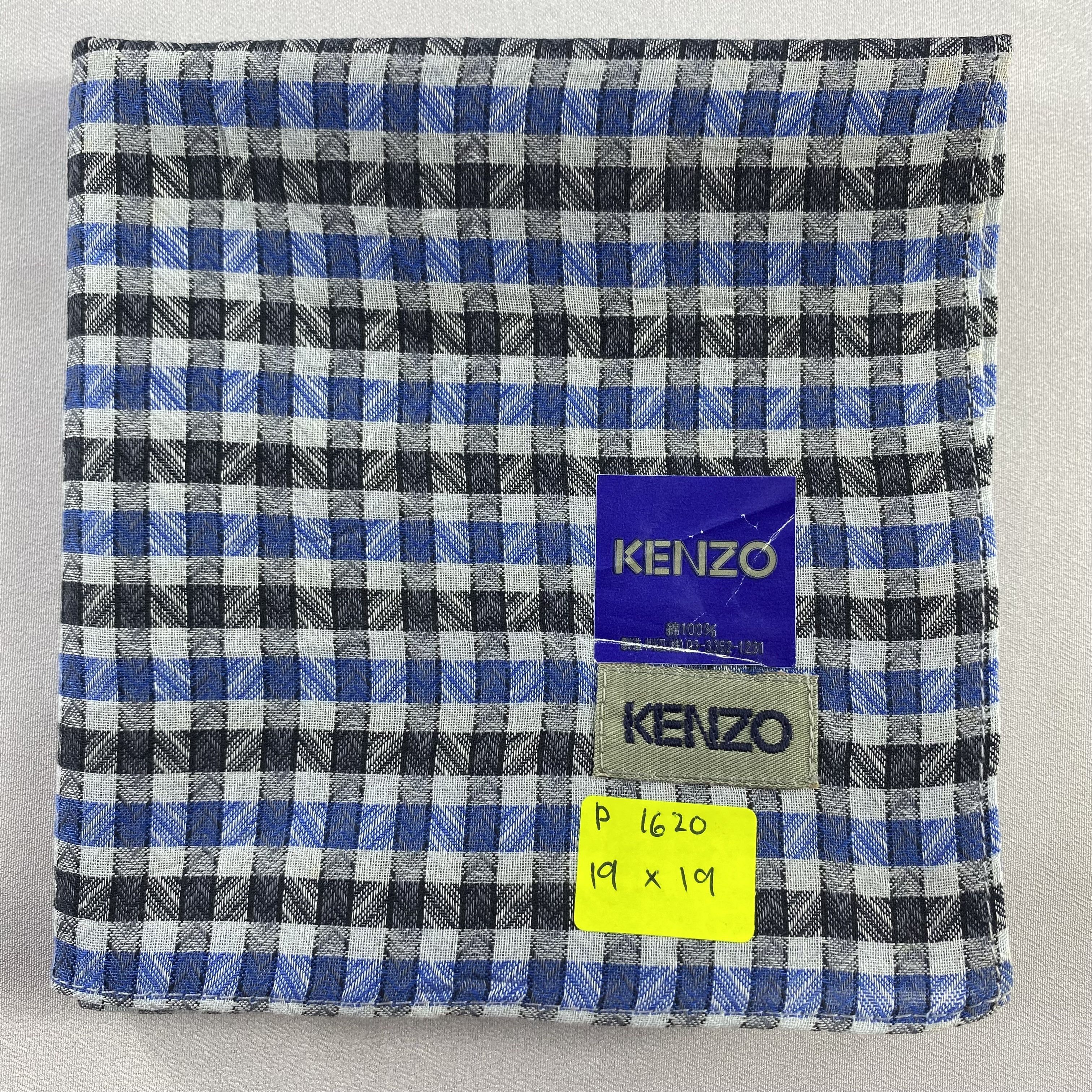 Kenzo × Vintage Kenzo Handkerchief / Neckerchief / Bandana-P1620 Size ONE SIZE - 5 Thumbnail