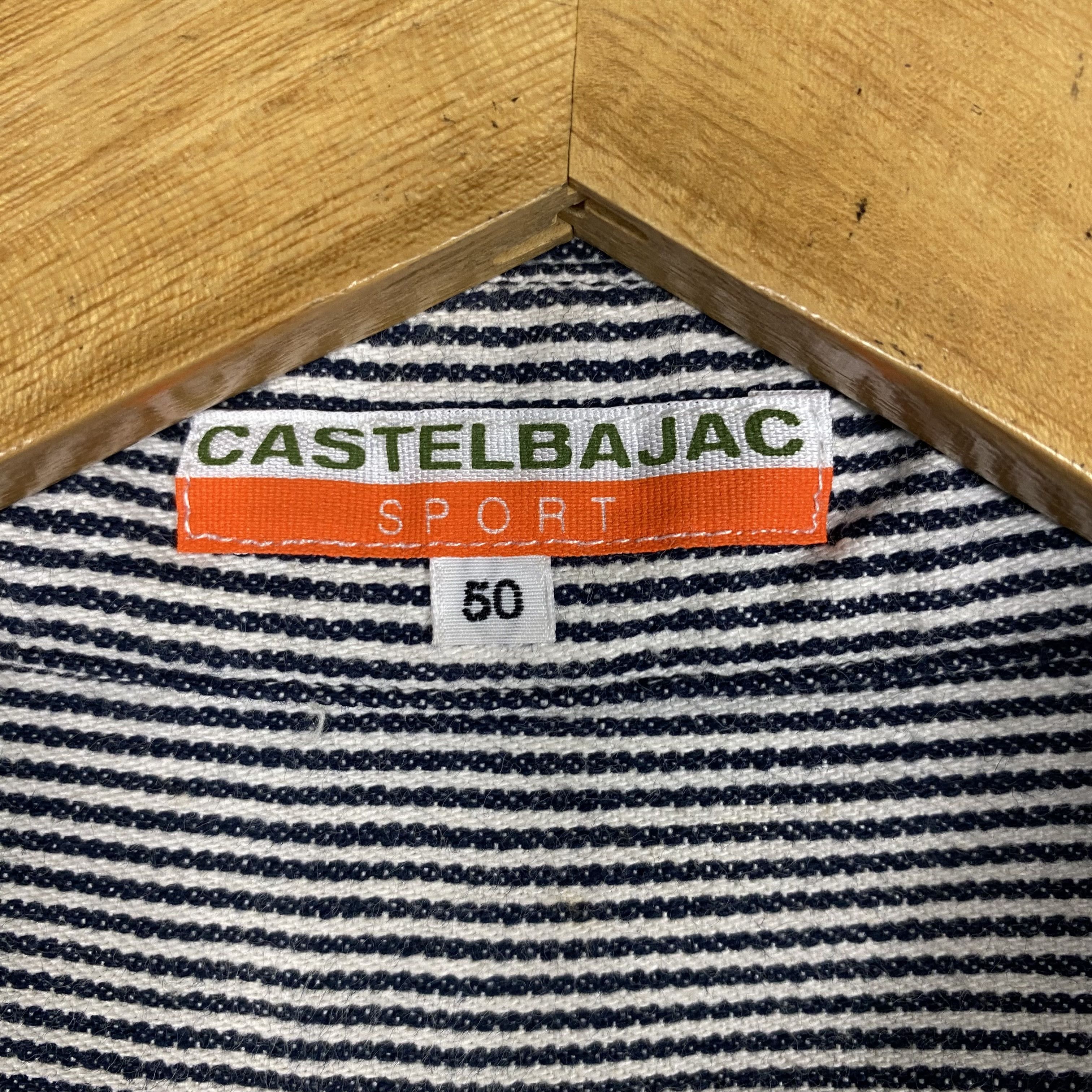 Jean Charles De Castelbajac 💥 CASTELBAJAC JEAN HICKORY STRIPED JACKET BUTTON Size US L / EU 52-54 / 3 - 11 Thumbnail