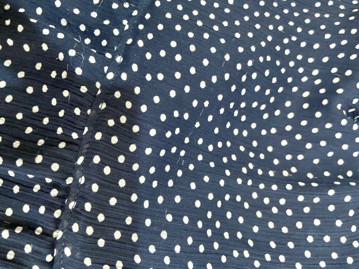 Abercrombie & Fitch Abercrombie & Fitch Navy & White Polka Dot Mini Skirt | Sm Size 27" / US 4 / IT 40 - 6 Thumbnail