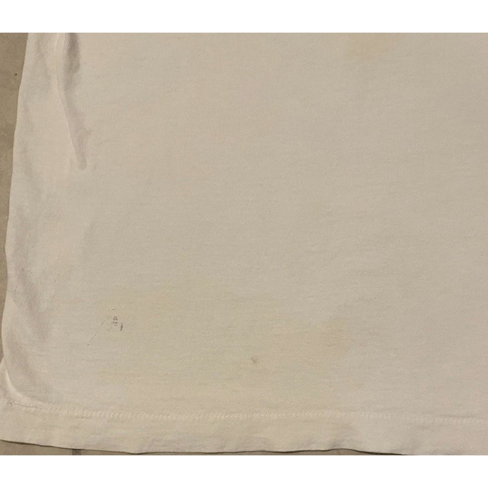 Fruit Of The Loom VINTAGE FOTL Shirt Mens S White 80s 90s Grunge Punk Biker Surf Skate USA Single Stitch Size US S / EU 44-46 / 1 - 6 Thumbnail