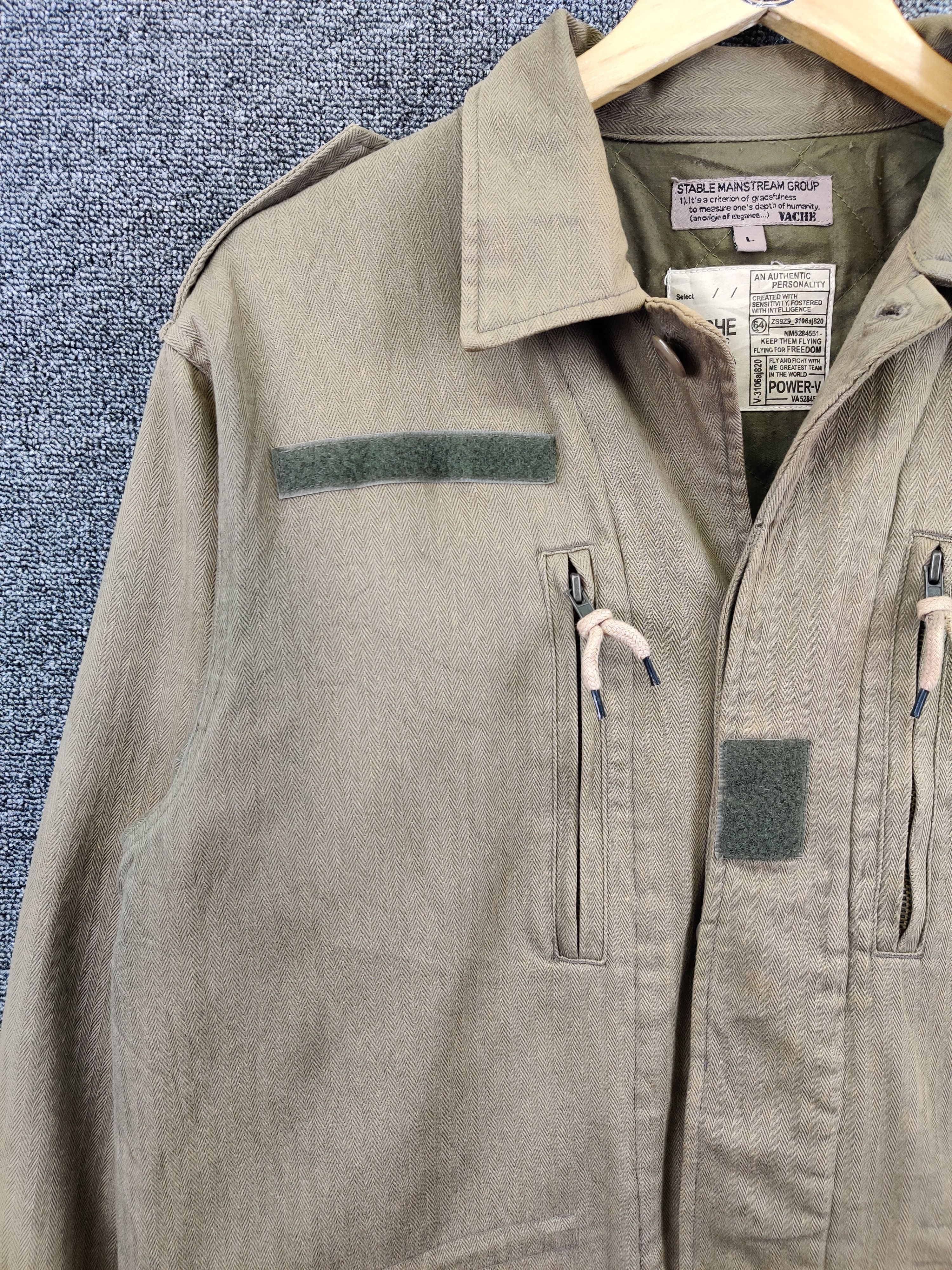 Vintage Vintage French Authentic OG Military Jacket Olive Green Size US L / EU 52-54 / 3 - 6 Thumbnail