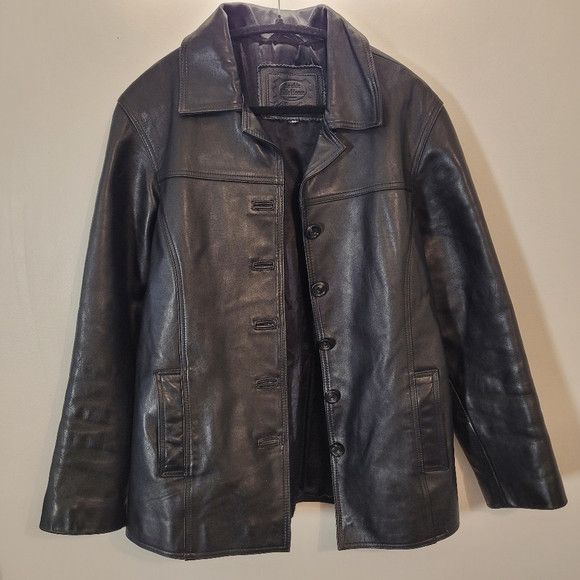Other The Olde Hide House Black Leather Jacket - Size M Size M / US 6-8 / IT 42-44 - 1 Thumbnail