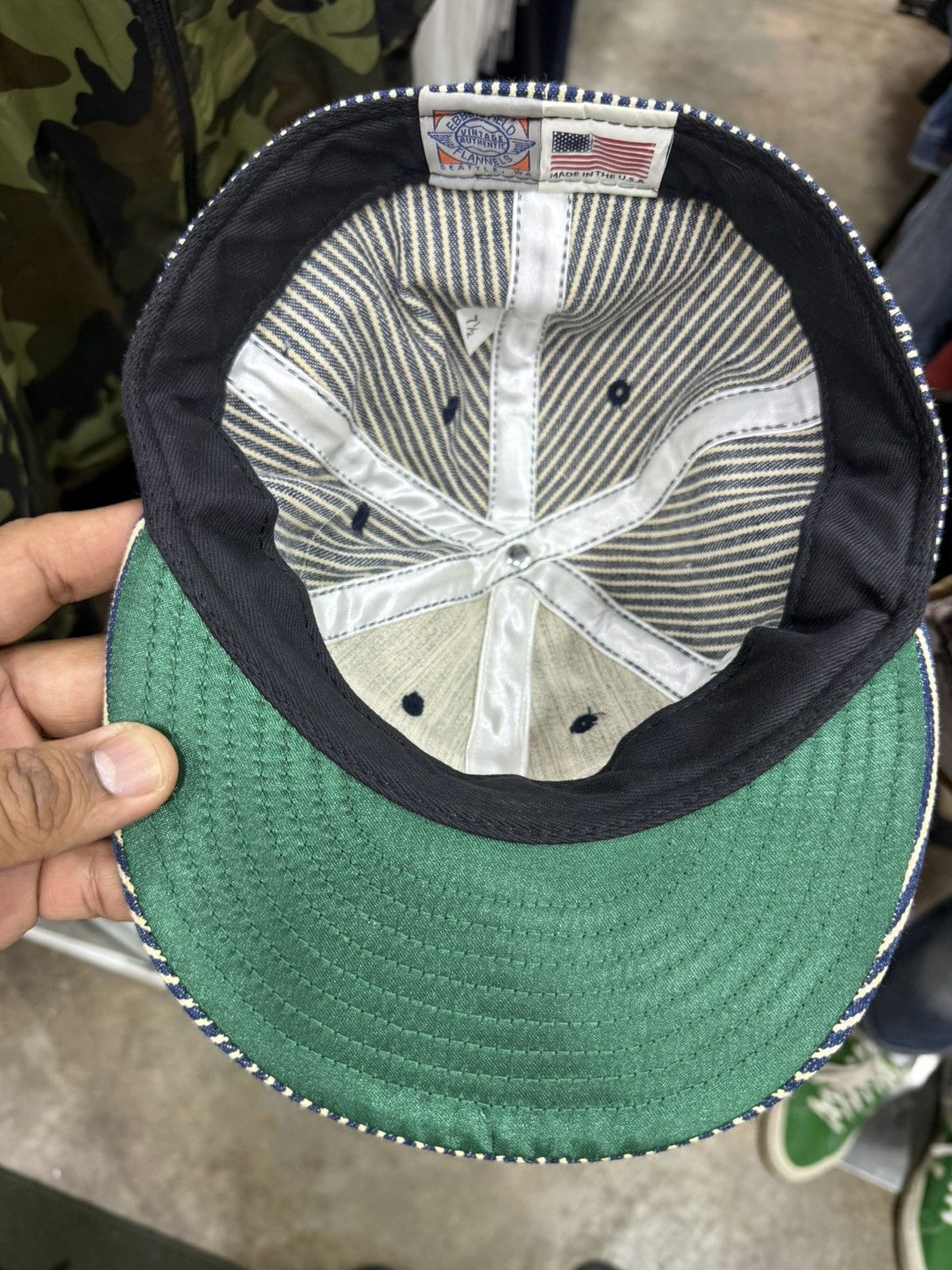 Vintage Ebbets Field Flannel cap