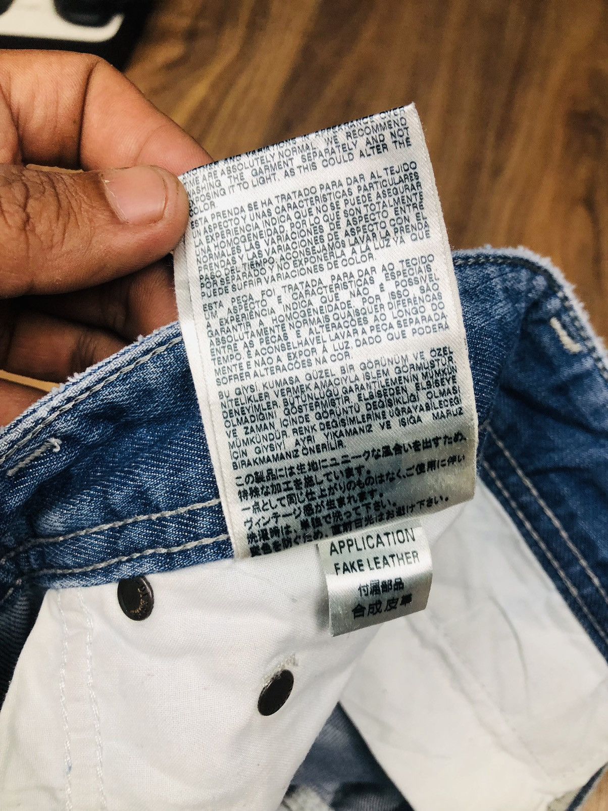 Diesel Diesel Industry Distress Jeans (33) Size US 28 / EU 44 - 17 Thumbnail
