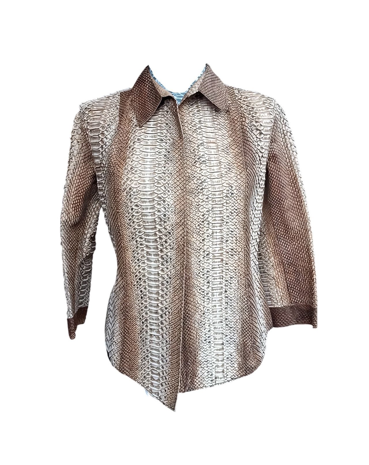 S/S 2004 REAL PYTHON SKIN LEATHER JACKET