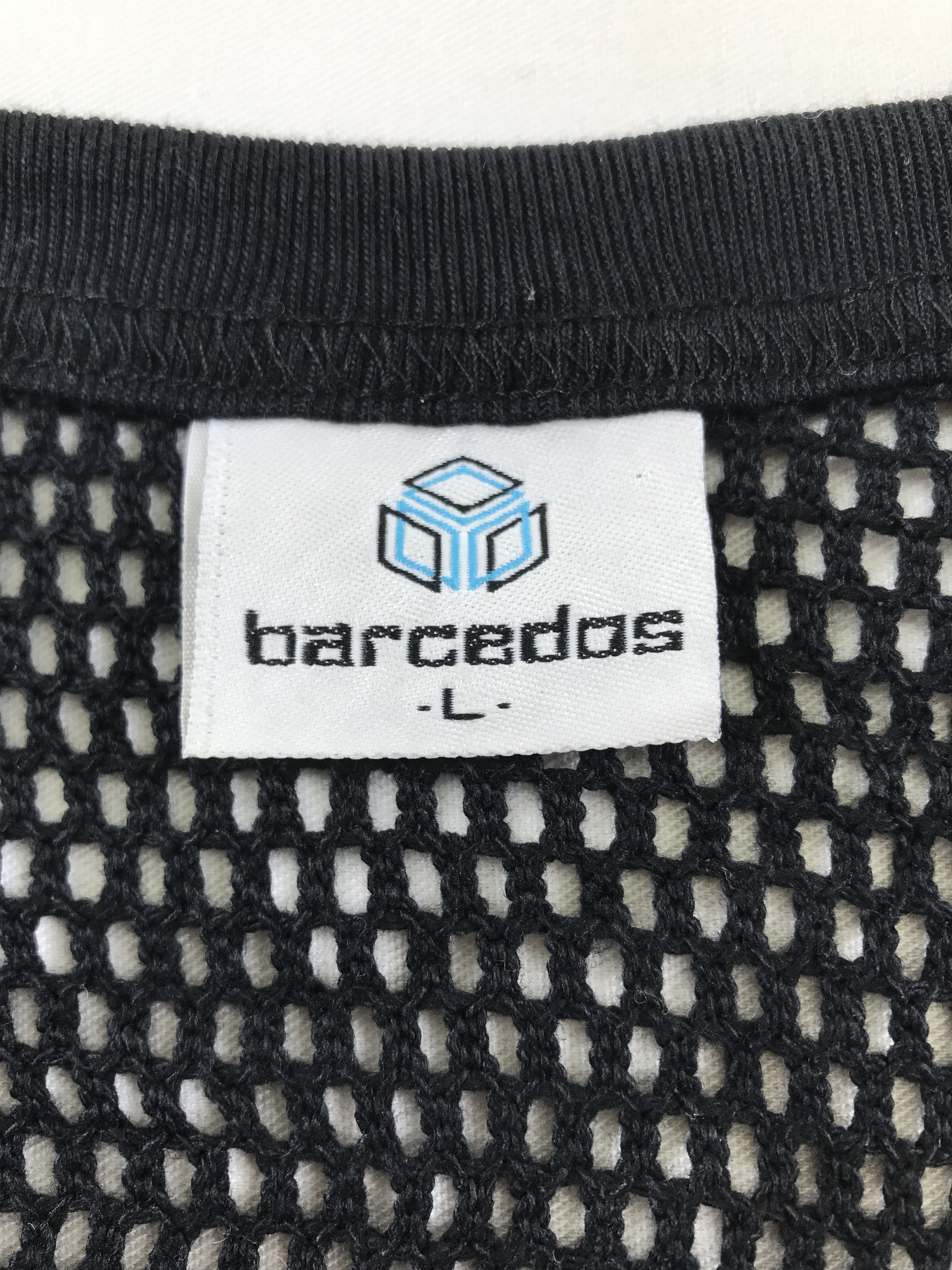 Japanese Brand Vintage Mesh Barcedos Black Tank Top Size US L / EU 52-54 / 3 - 6 Thumbnail