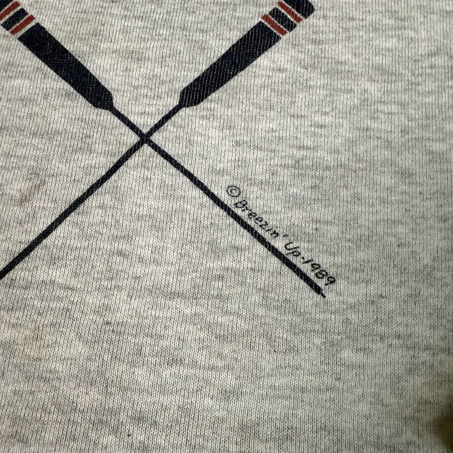 Vintage VINTAGE Russell Athletic South Hampton Sweatshirt Men XL Gray 90s Pullover Distressed Rare Size US XL / EU 56 / 4 - 5 Thumbnail