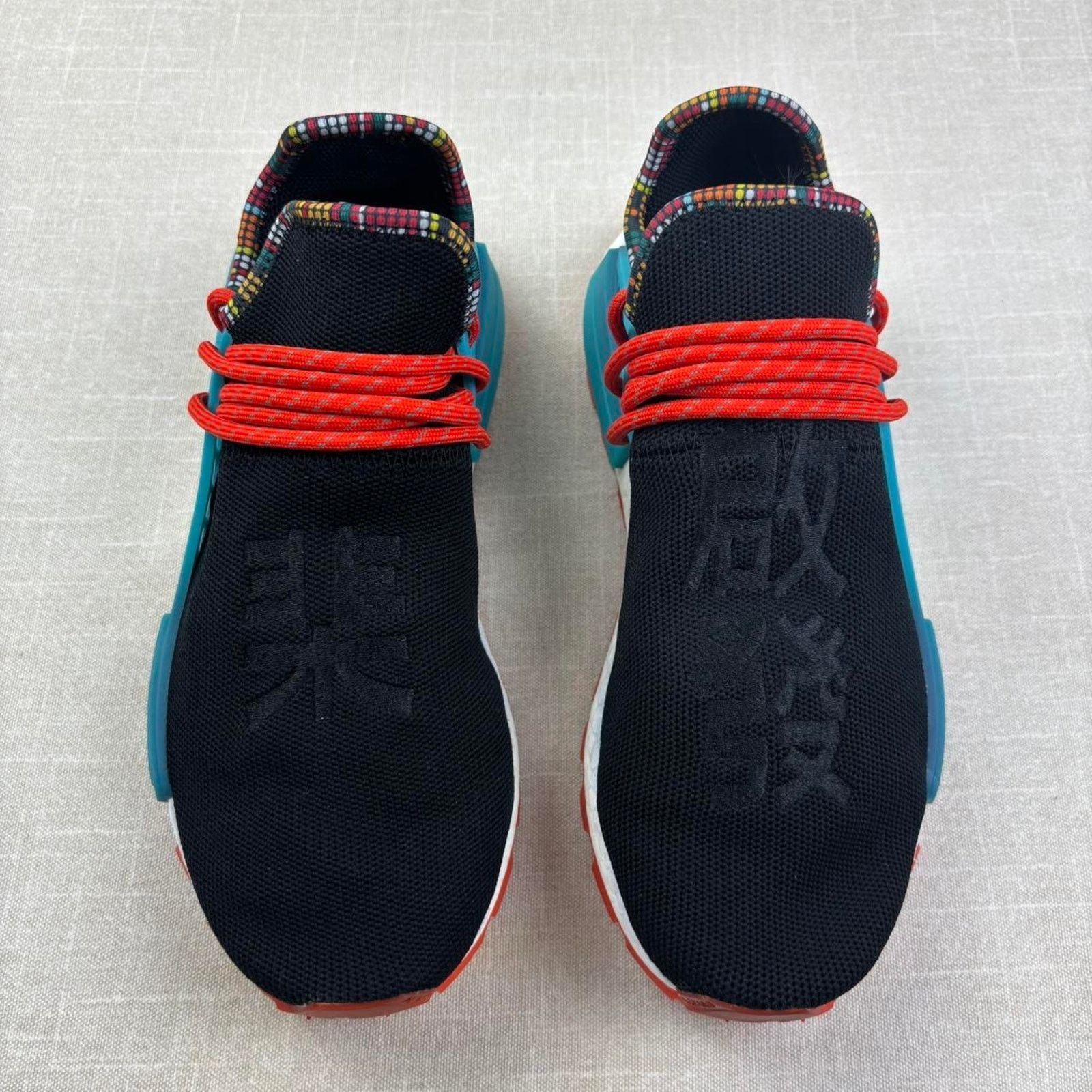 Adidas ⛩️ 2018 adidas NMD Hu “Pharrell Inspiration Pack Black” 7.5W Size US 7.5 / IT 37.5 - 3 Thumbnail