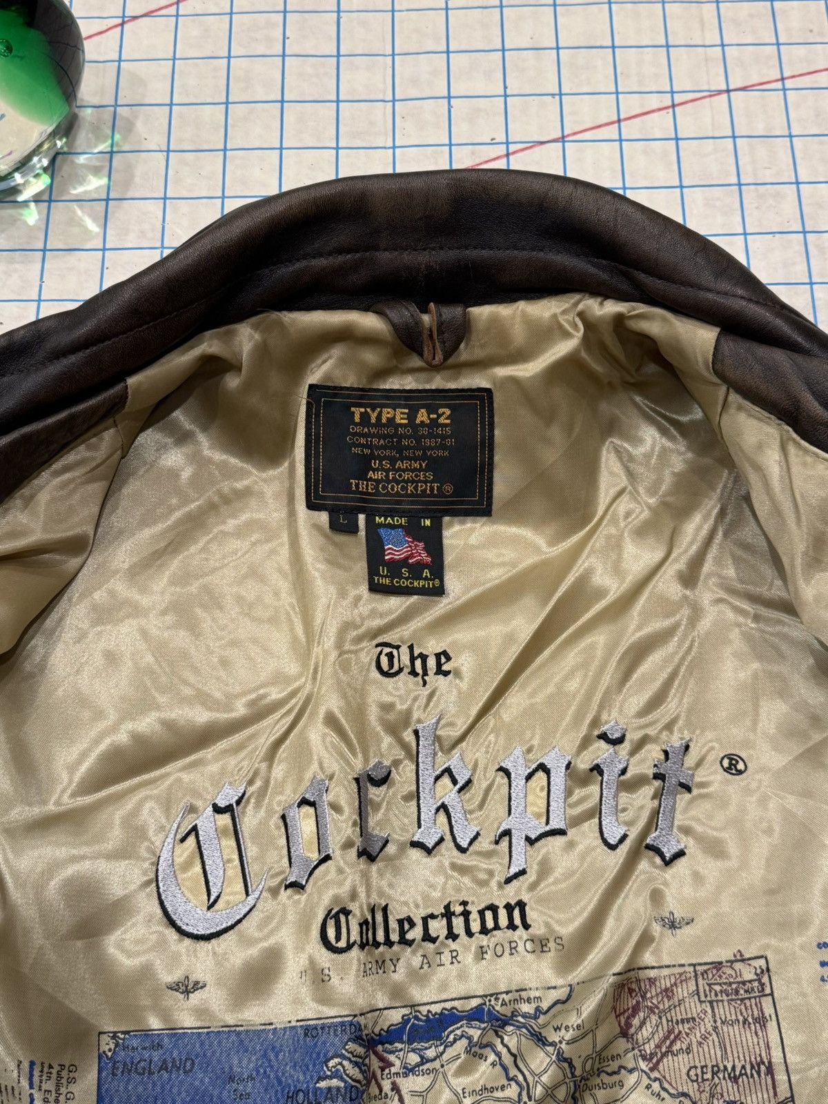 Cockpit USA The Cockpit Las Vegas Lady Type A-2 Leather Bomber Large Size US L / EU 52-54 / 3 - 16 Thumbnail