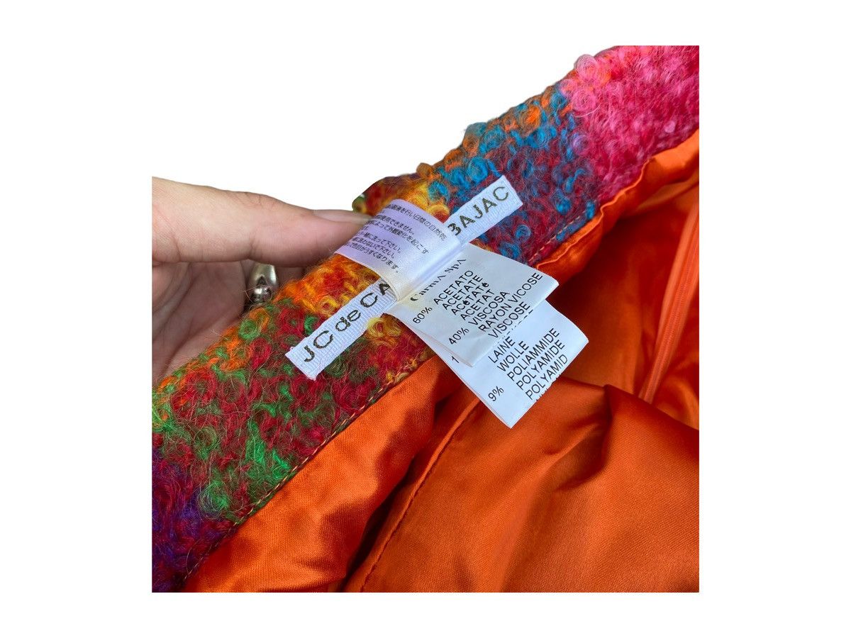 Jean Charles De Castelbajac JEAN-CHARLES De Castelbajac RAINBOW TWEED BLANKE Wool Skirt Size 28" / US 6 / IT 42 - 8 Thumbnail