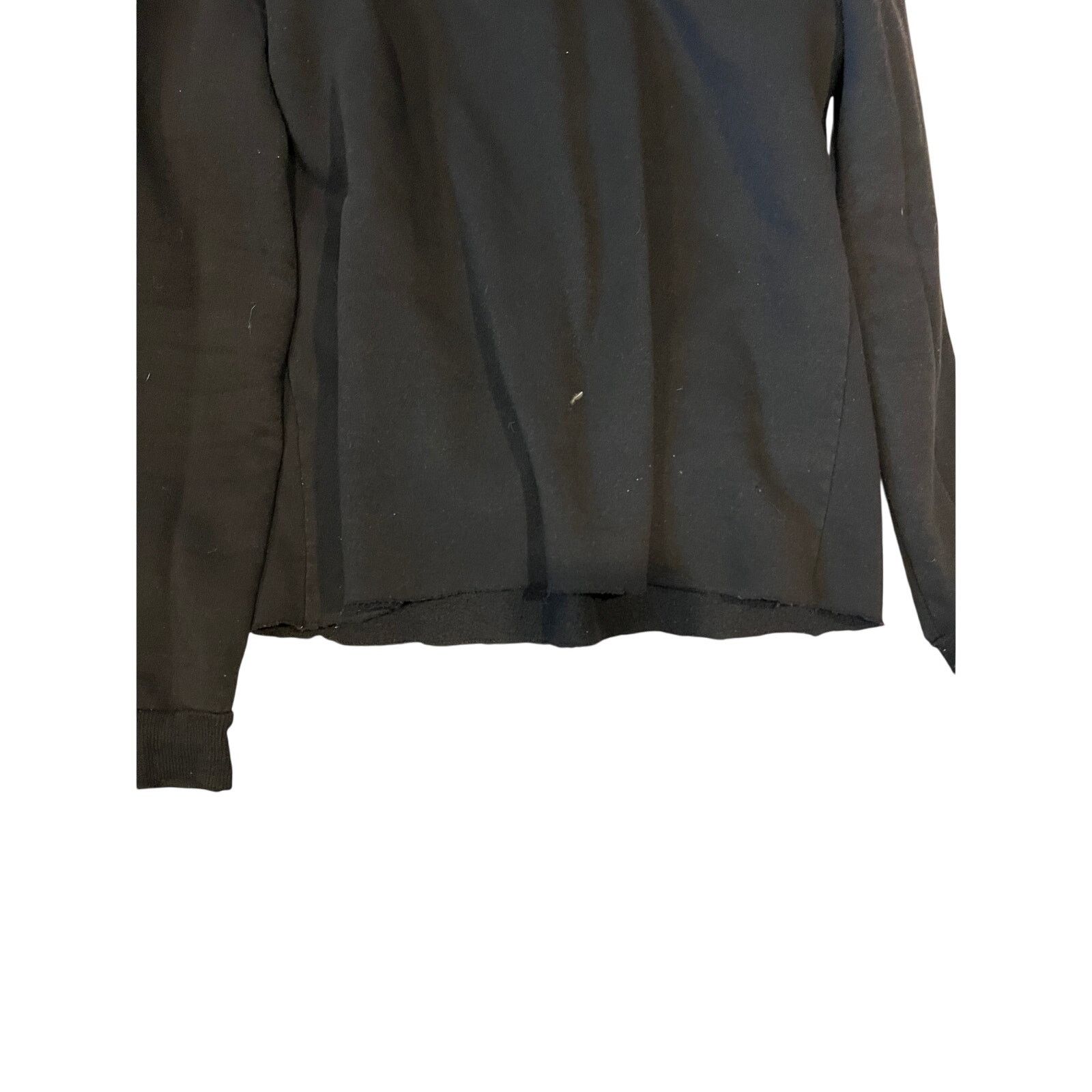 Nike Nike Black Pullover Hoodie Mens L (Hem Cut/Altered) Size US L / EU 52-54 / 3 - 5 Thumbnail