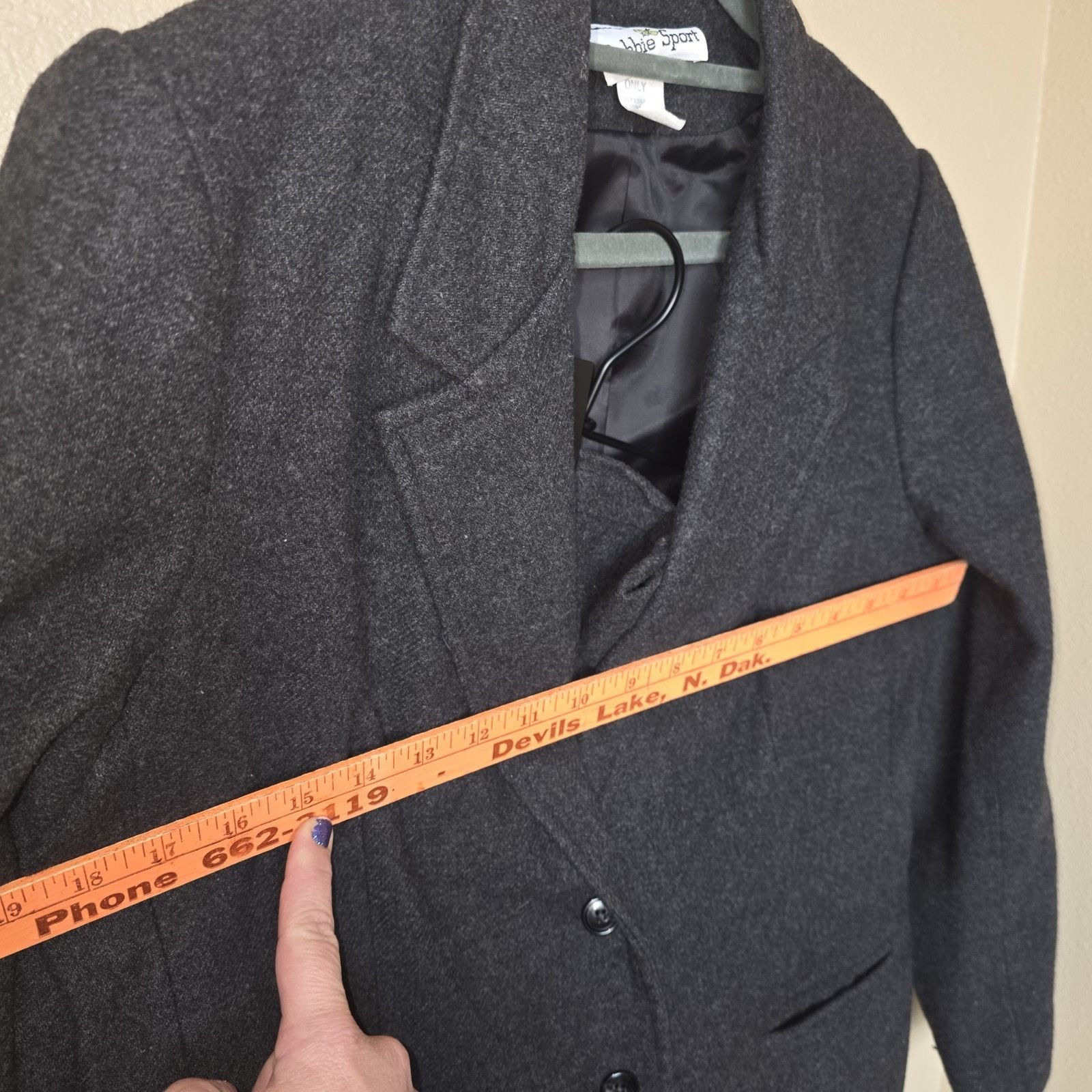 Other Vintage Robbie Sport Wool Skirt Suit Set 13/14 Gray 80s 90s Size XL / US 12-14 / IT 48-50 - 5 Thumbnail