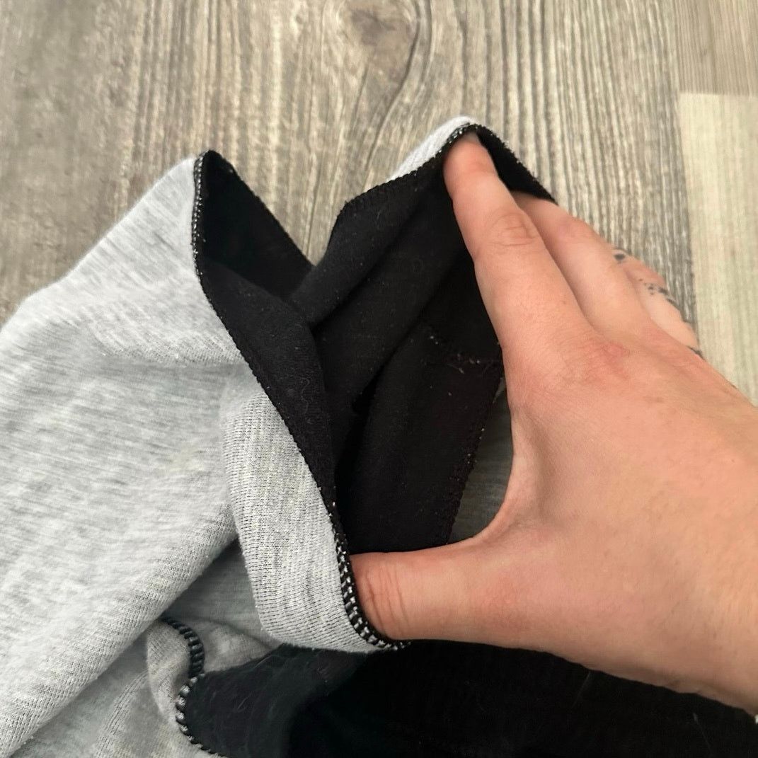 Croft & Barrow croft&barrow grey black contrast stitch sweatpants Size 28" / US 6 / IT 42 - 3 Thumbnail