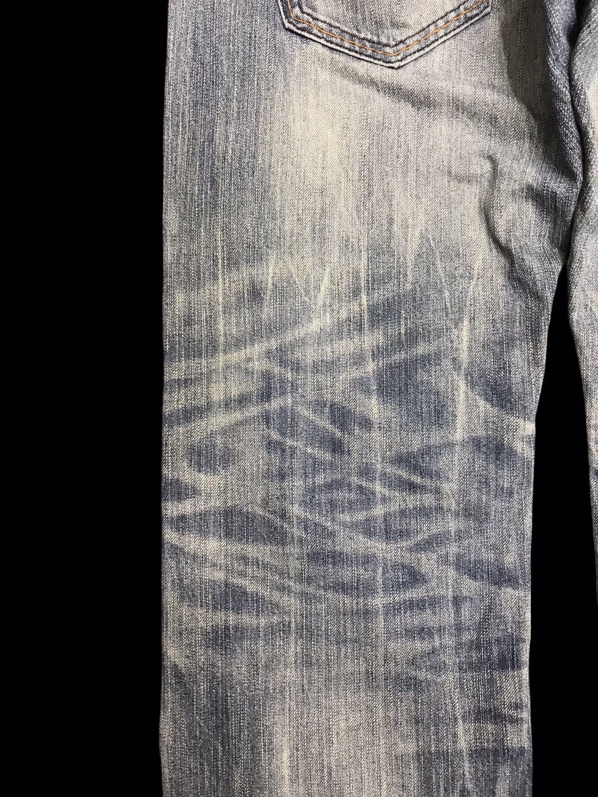 Edwin 💥EDWIN 435XVS STONE WASH DISTRESSED DENIM F342 Size US 31 - 12 Thumbnail