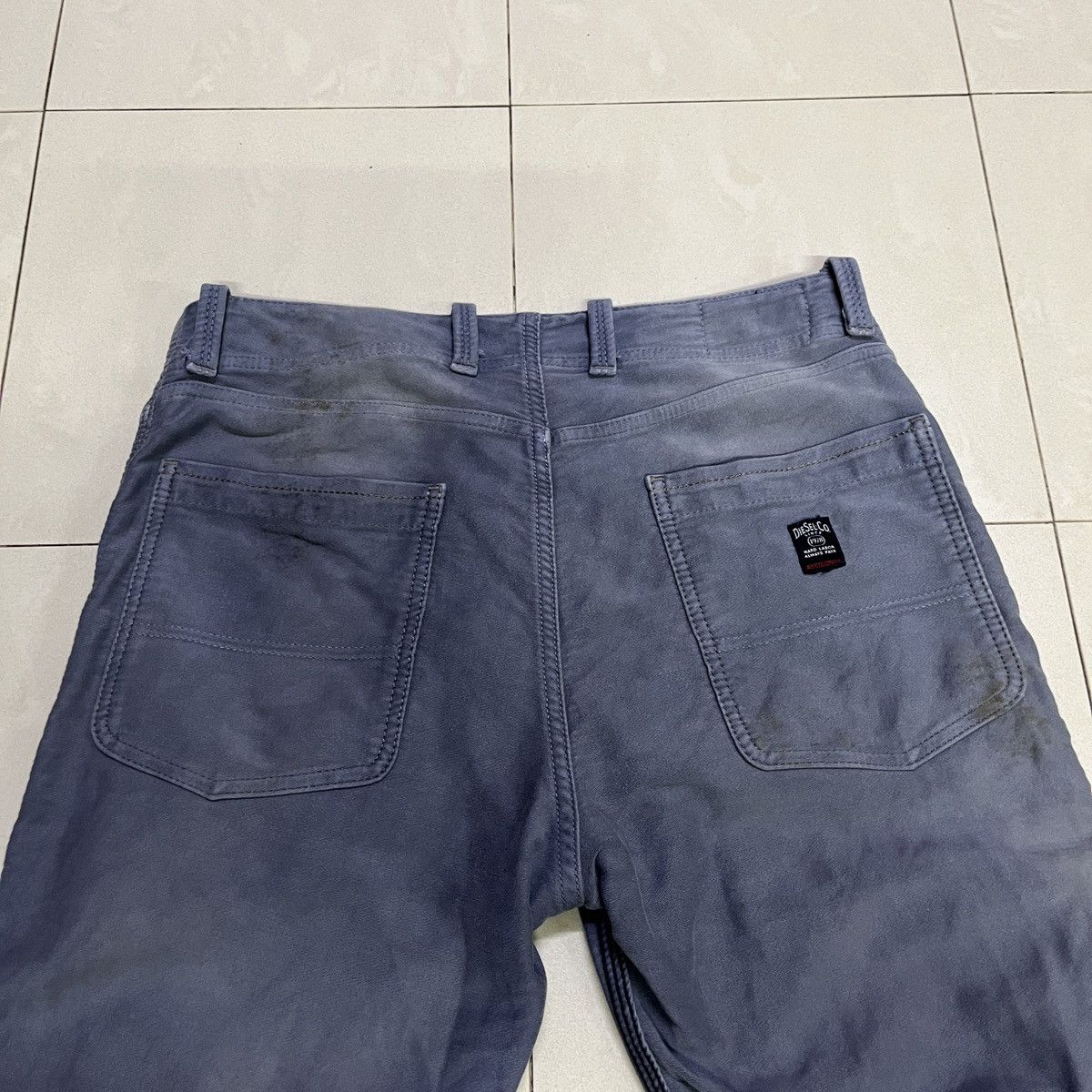Diesel × Vintage Vintage Diesel Industry Faded Pants/Jeans Size US 32 / EU 48 - 15 Thumbnail