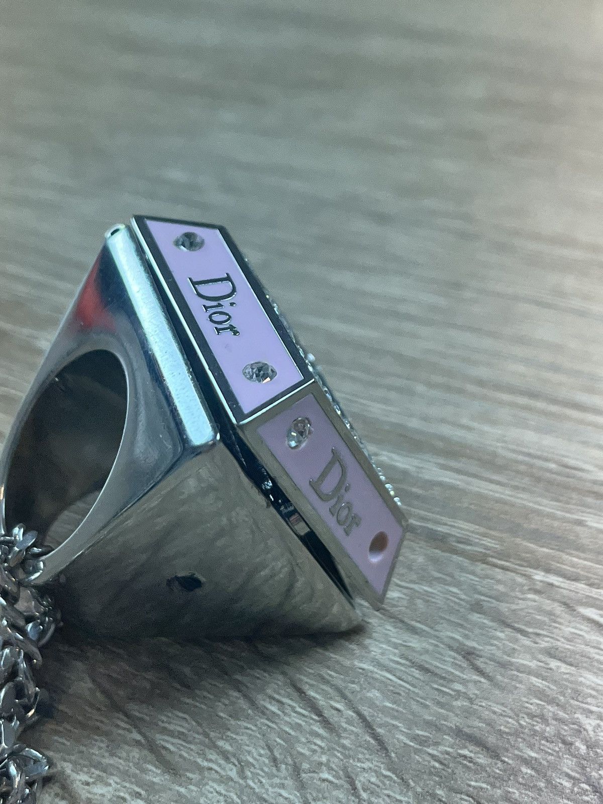 Christian Dior Monsieur Dior Vintage Princess Rings Swarovski Size ONE SIZE - 4 Thumbnail