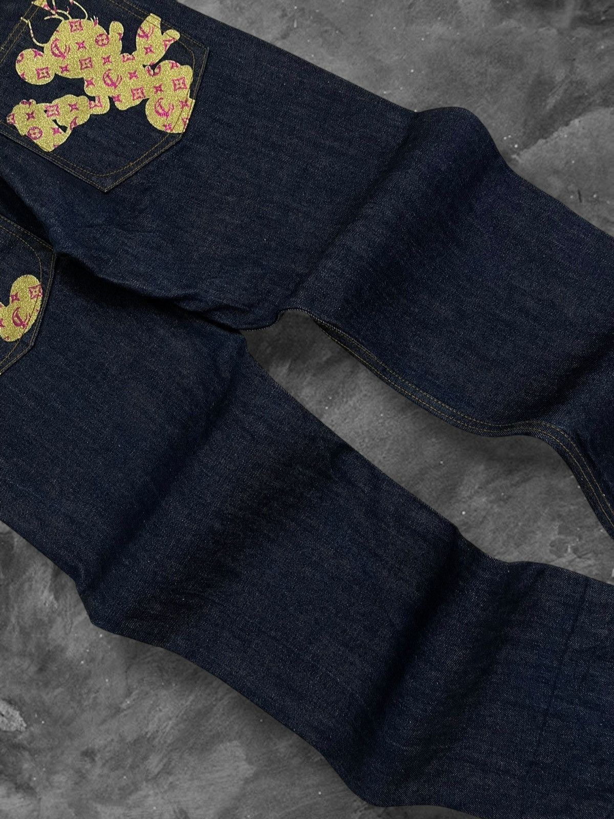 Japanese Brand Vintage Y2K Designer Japan LateComer Streetwear Mickey Denim Size US 32 / EU 48 - 7 Thumbnail