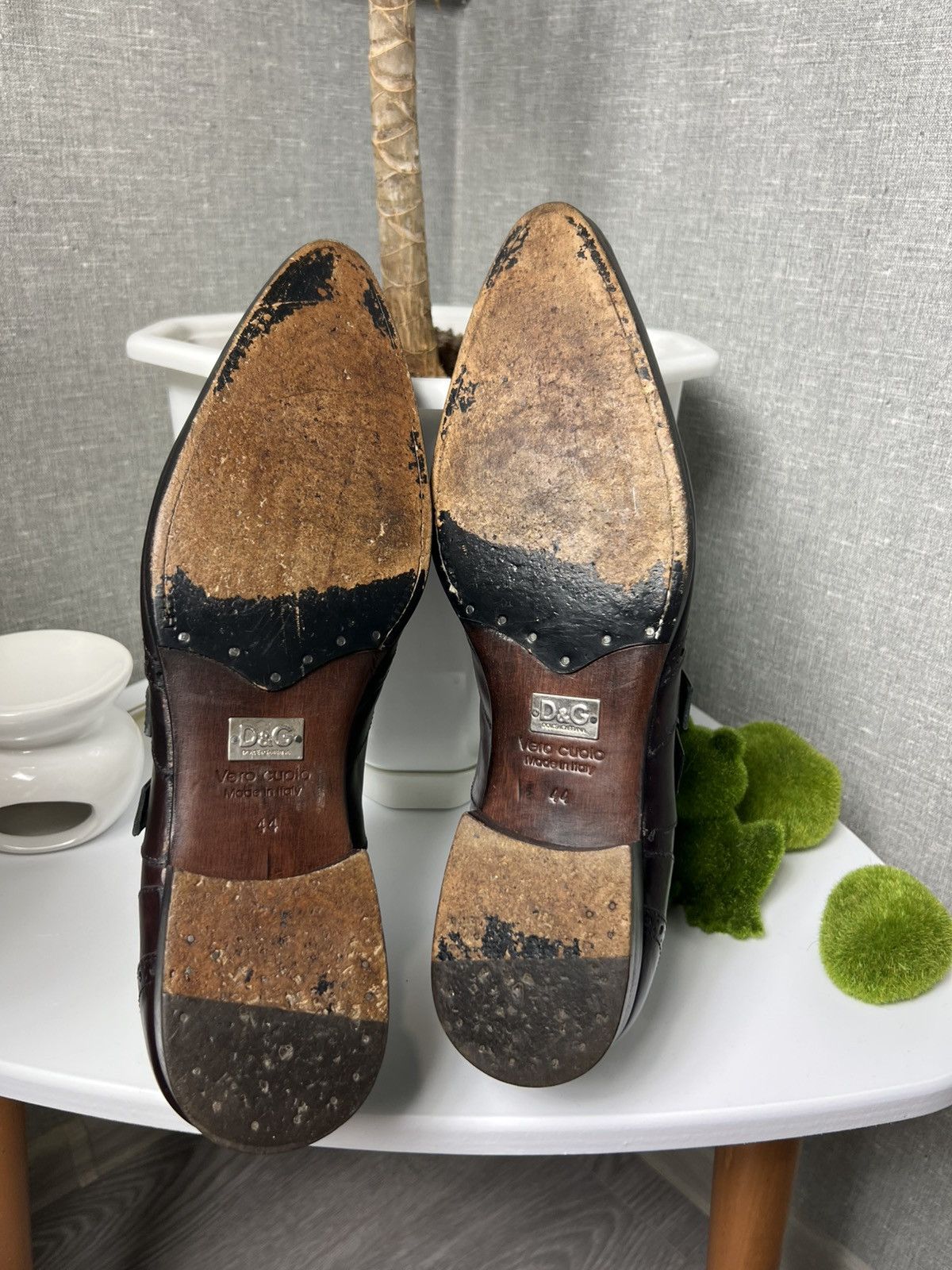 Dolce & Gabbana Dolce & Gabbana Double Monk Leather Shoes Size 44 D&G Size US 11 / EU 44 - 18 Thumbnail