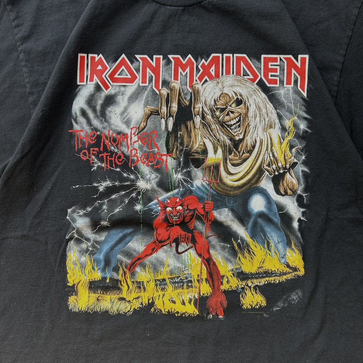 Iron Maiden × Vintage 2008 Iron Maiden Large concert Tee Size US L / EU 52-54 / 3 - 2 Thumbnail