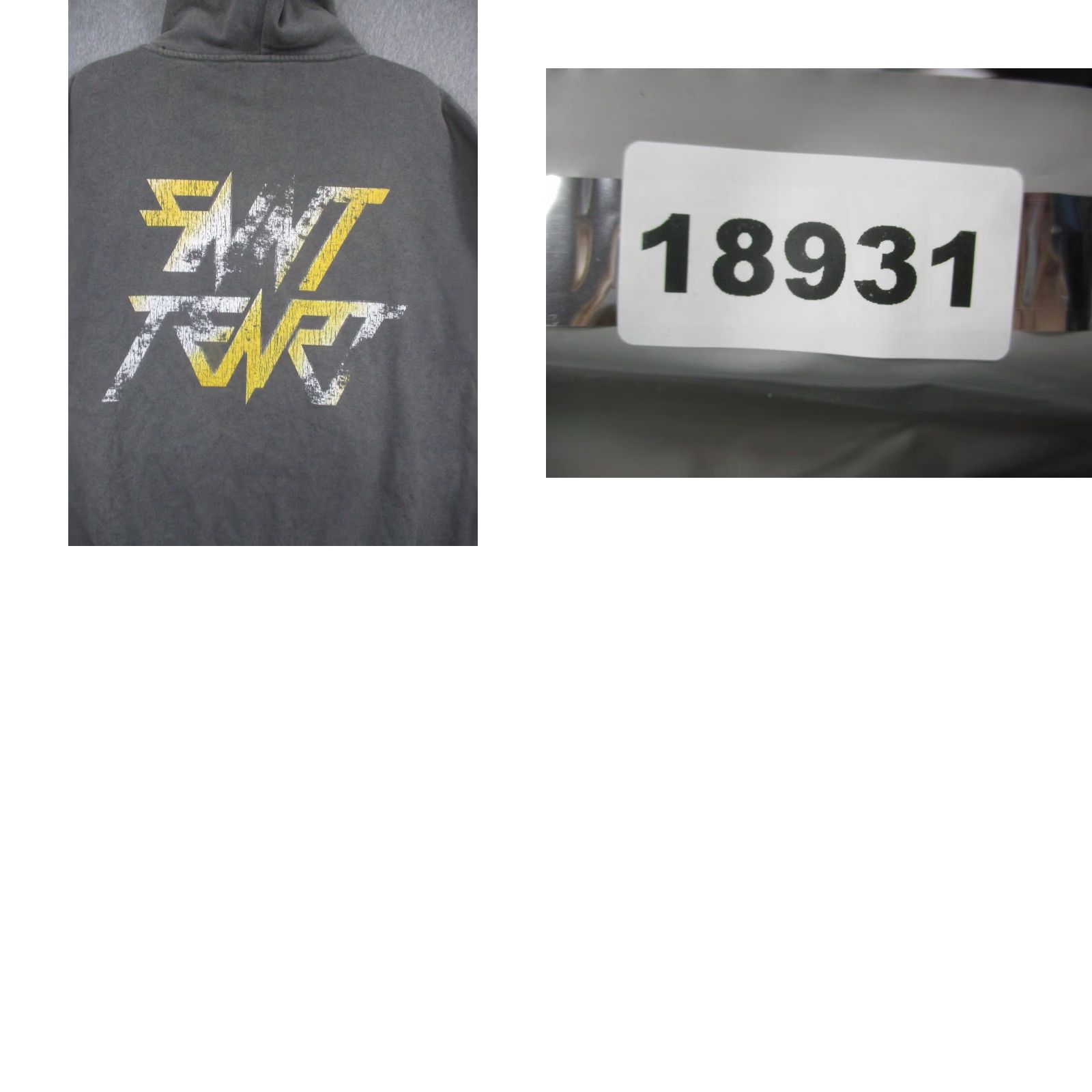 Logo 7 SAINT TEARS Hoodie Mens S Gray Graphic Print Pullover Fleece Sweatshirt Logo All Seasons Pocket Hooded Size US S / EU 44-46 / 1 - 9 Thumbnail