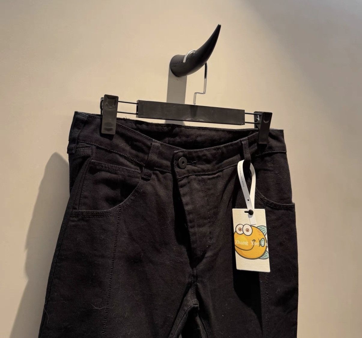 11 By Boris Bidjan Saberi (BBS) Rare Classic Waxed-Finish "Scimitar" Denim Pants Size US 34 / EU 50 - 2 Thumbnail