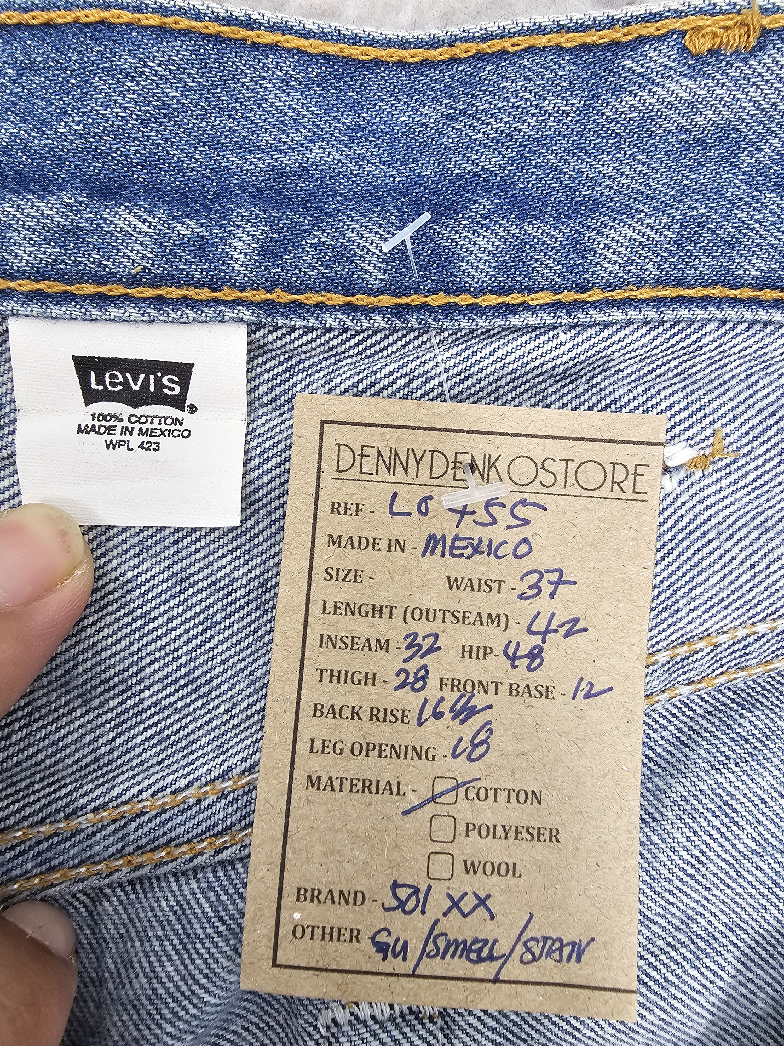 Levi's Vintage Clothing Vintage LEVIS 501 XX Stone Wash Blue Jeans L0455 Size 37X32 Size US 37 - 16 Thumbnail