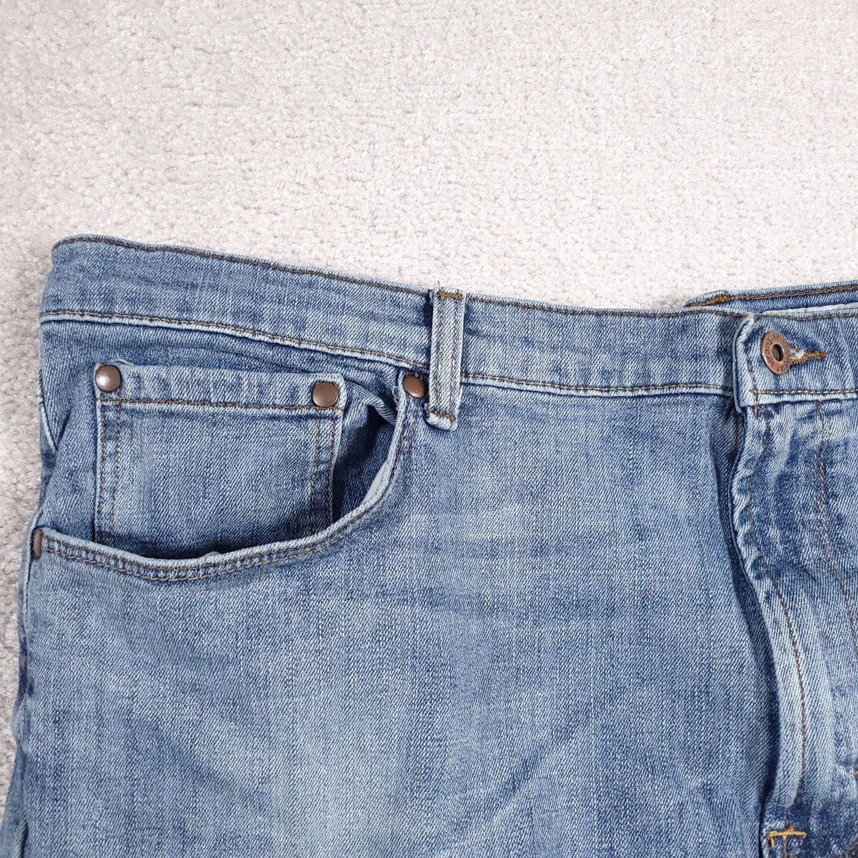 Wrangler Wrangler 5 Star Jeans Mens 42x30 Medium Wash Denim 5 Pocket Classic Straight Size US 42 / EU 58 - 4 Thumbnail