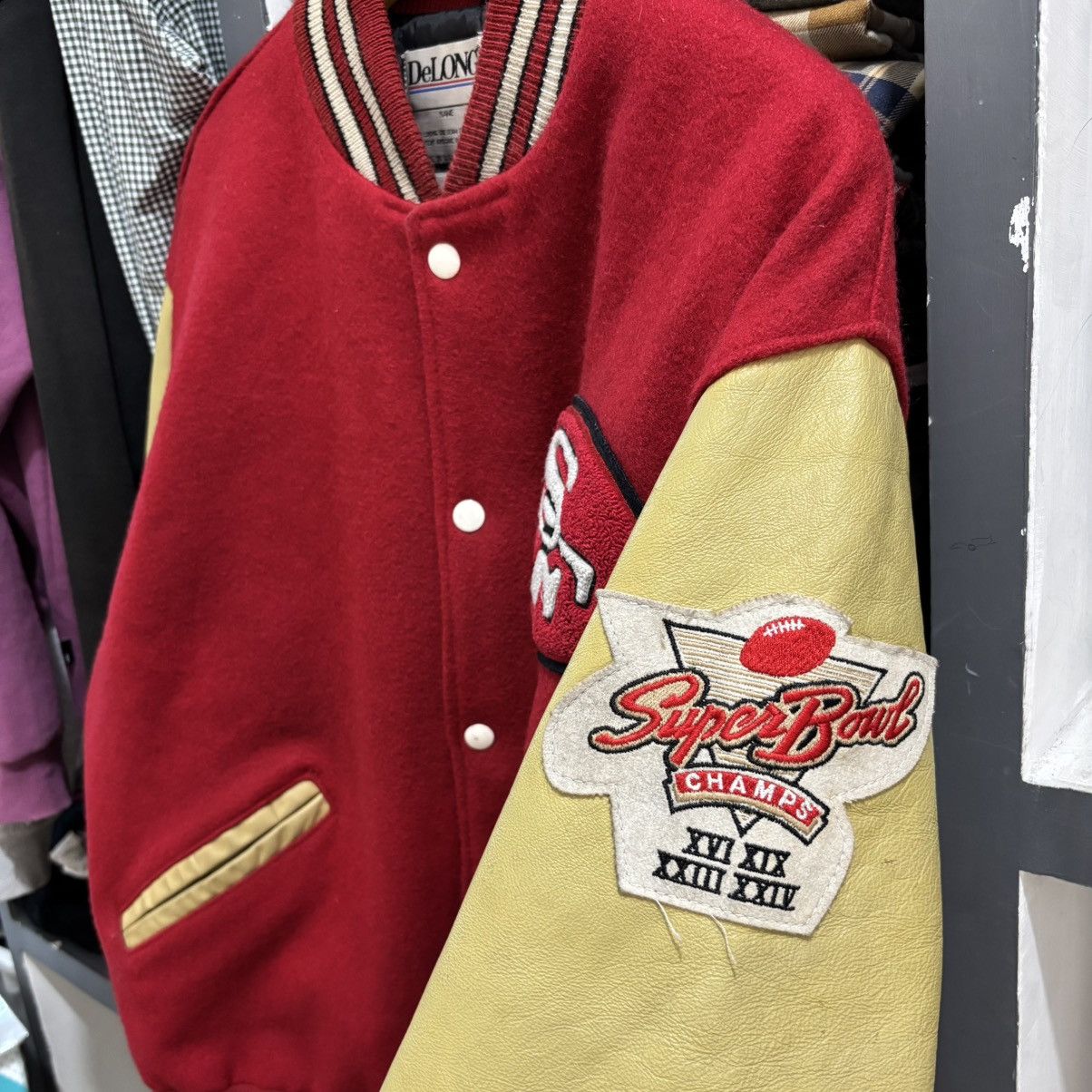 NFL Vintage 90's 49ers SuperBowl Champs Jacket Size US XL / EU 56 / 4 - 2 Thumbnail