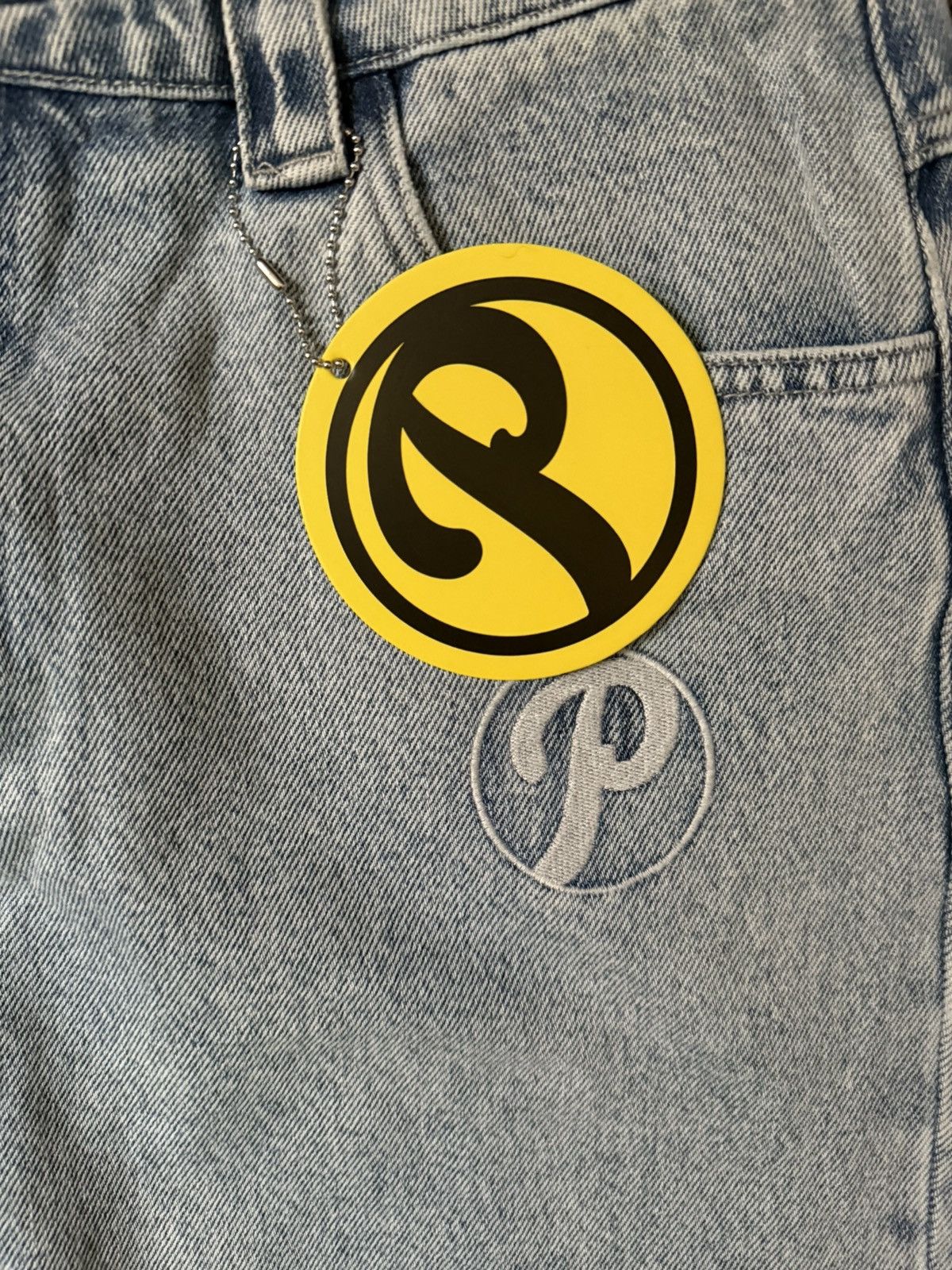 Palace × Vintage Protect ldn | Acid Wash Bonkers Denim - XL Size US 36 / EU 52 - 3 Thumbnail