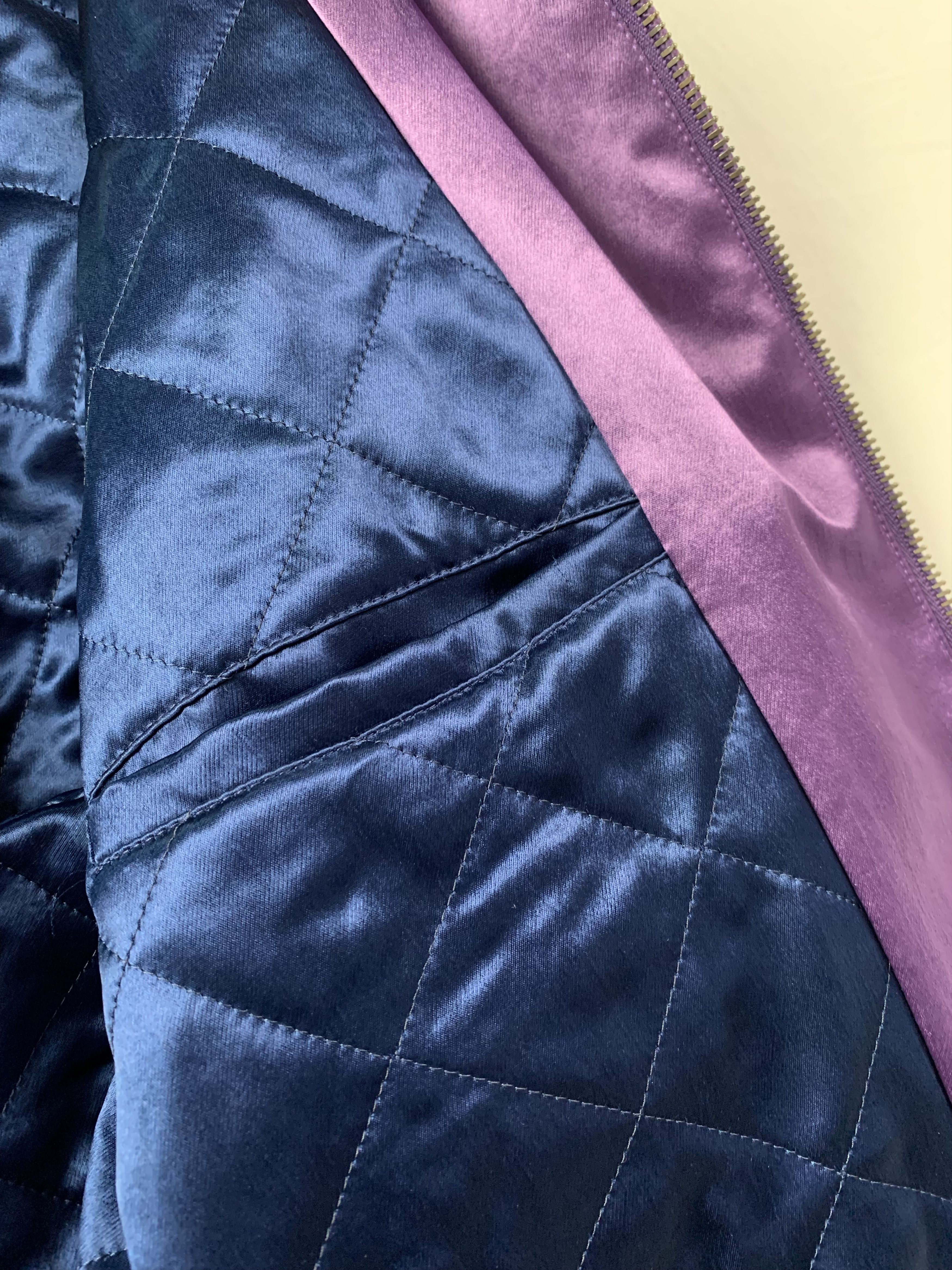 Gucci Gucci Silk Purple Dog & Cat Bomber Jacket Size US L / EU 52-54 / 3 - 10 Thumbnail