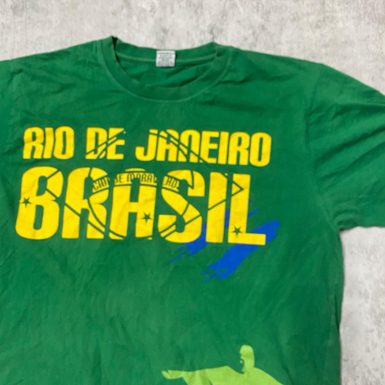 Other Green and yellow Brazil soccer tee #soccer Size US L / EU 52-54 / 3 - 2 Thumbnail