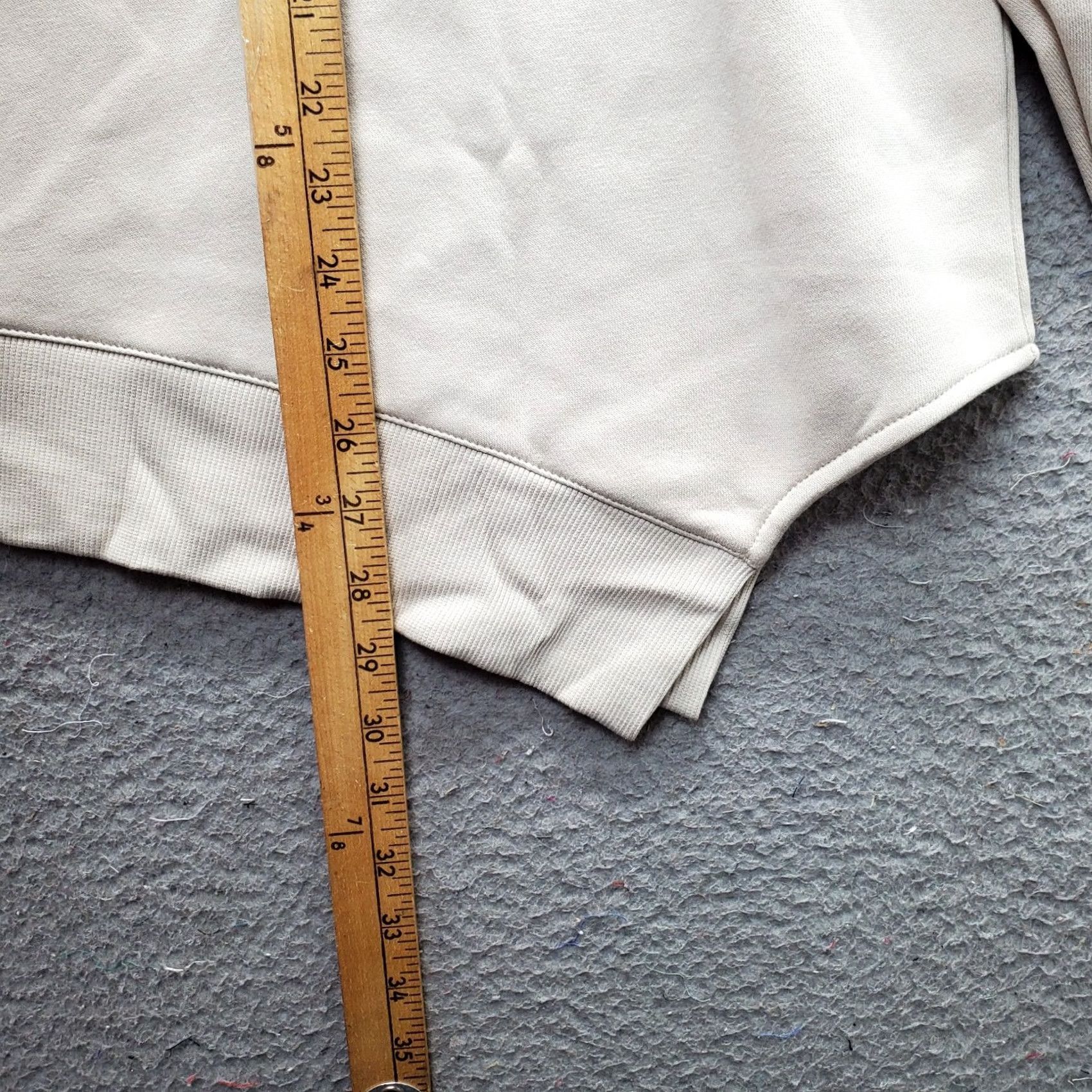Reebok Reebok Hoodie Womens L Tan Studio Cozy Fashion Fleece Lined Raglan Sleeve Womens Size L Tan Pattern: Solid 55 in Chest NWT Mens Womens Girls Boys Size L / US 10 / IT 46 - 3 Thumbnail