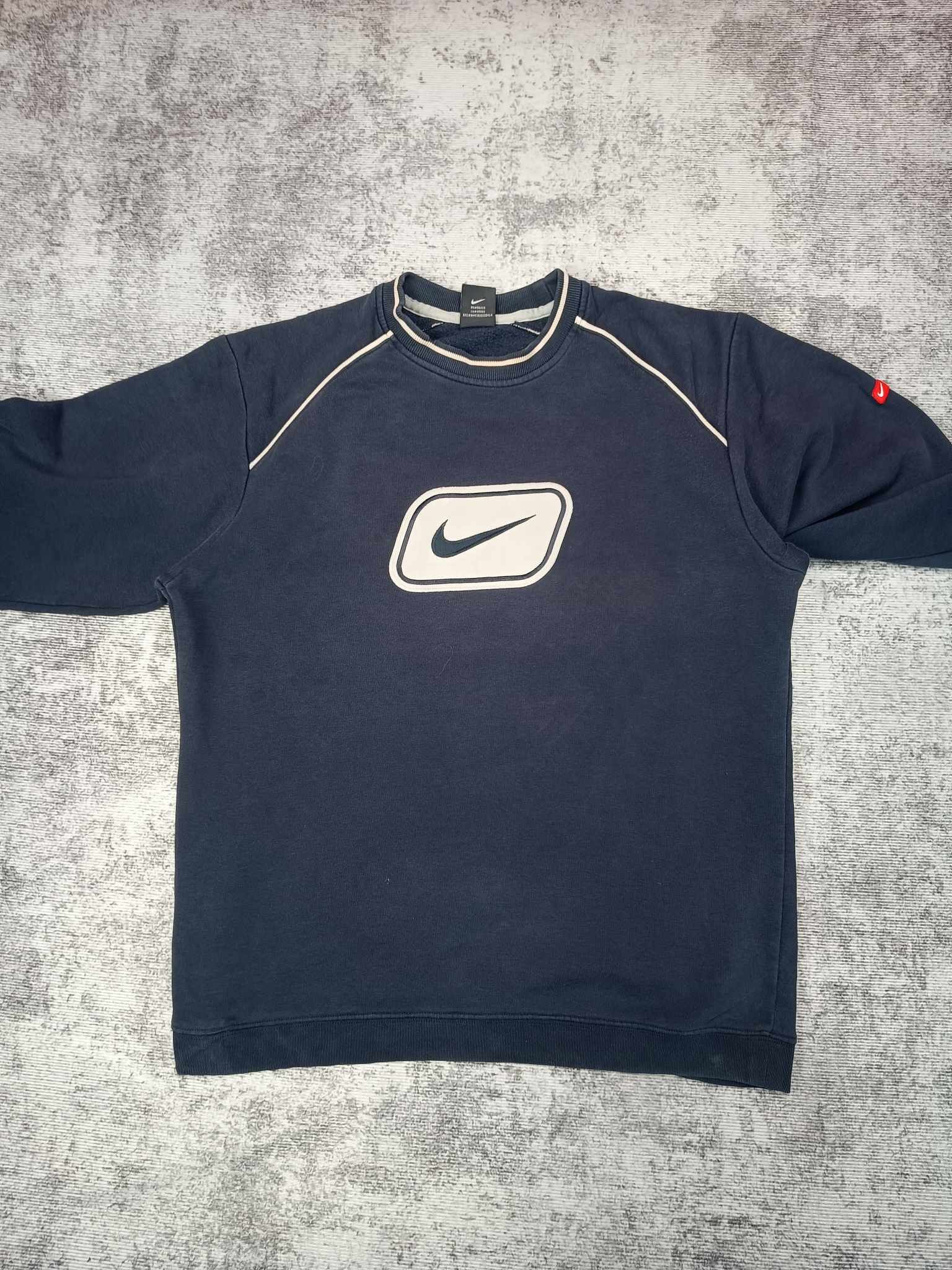 Nike × Vintage Vintage Nike sweatshirt 00s Solo Swoosh Embroidered Size M Size US M / EU 48-50 / 2 - 4 Thumbnail