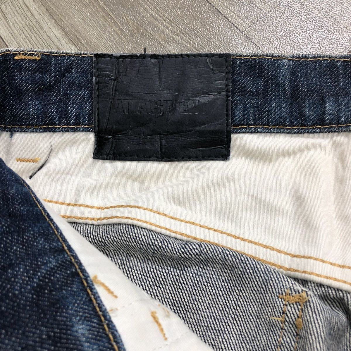 Attachment × Kazuyuki Kumagai Attachment × Le Grande Bleu (L.G.B.) 🇯🇵 2000s Attachment Lgb Gothic Goa Punk Style Curve Leg Jeans Size US 30 / EU 46 - 12 Thumbnail