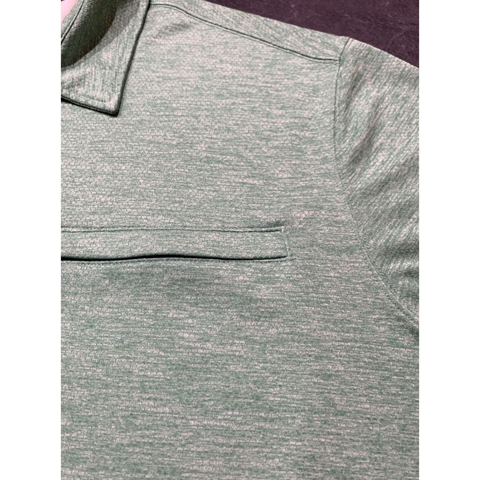 Duluth Trading Company Duluth Trading Co. Men's Short Sleeve Polo Shirt 2XL Green Wicking Casual Size US XXL / EU 58 / 5 - 4 Thumbnail