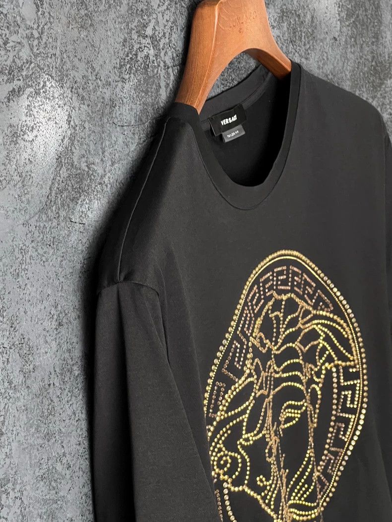 Versace Versace Medusa cotton crewneck short-sleeved T-shirt Size US XS / EU 42 / 0 - 6 Thumbnail