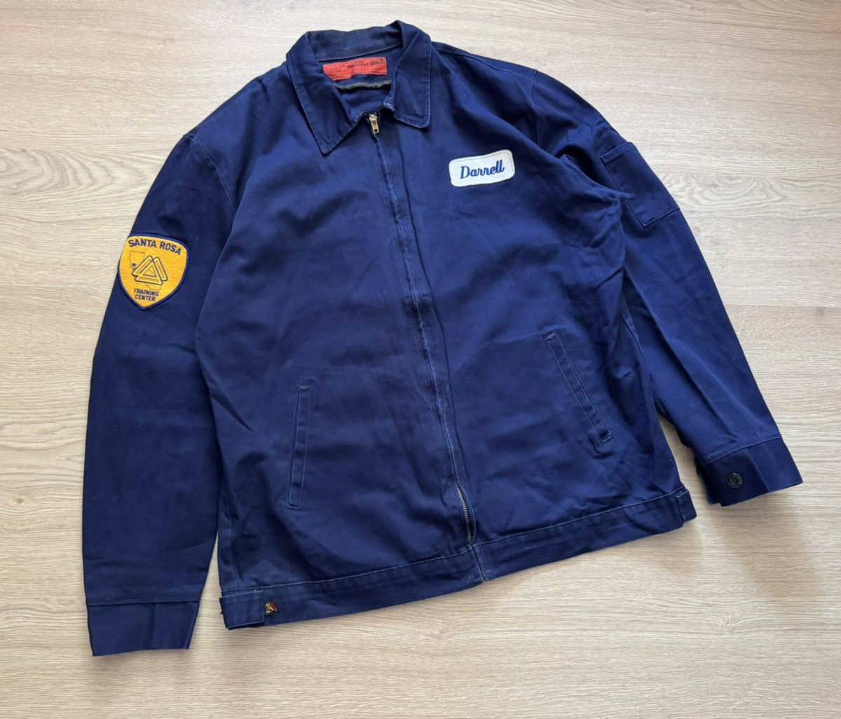 Red Kap Vintage 70’s Red Kap Work Santa Rosa Training Navy Jacket Size US XXL / EU 58 / 5 - 1 Thumbnail