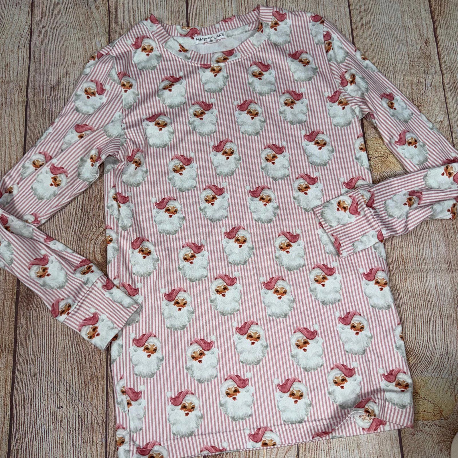 Other Mary Square Santa Print Pajama Set Size 12 Size L / US 10 / IT 46 - 4 Thumbnail