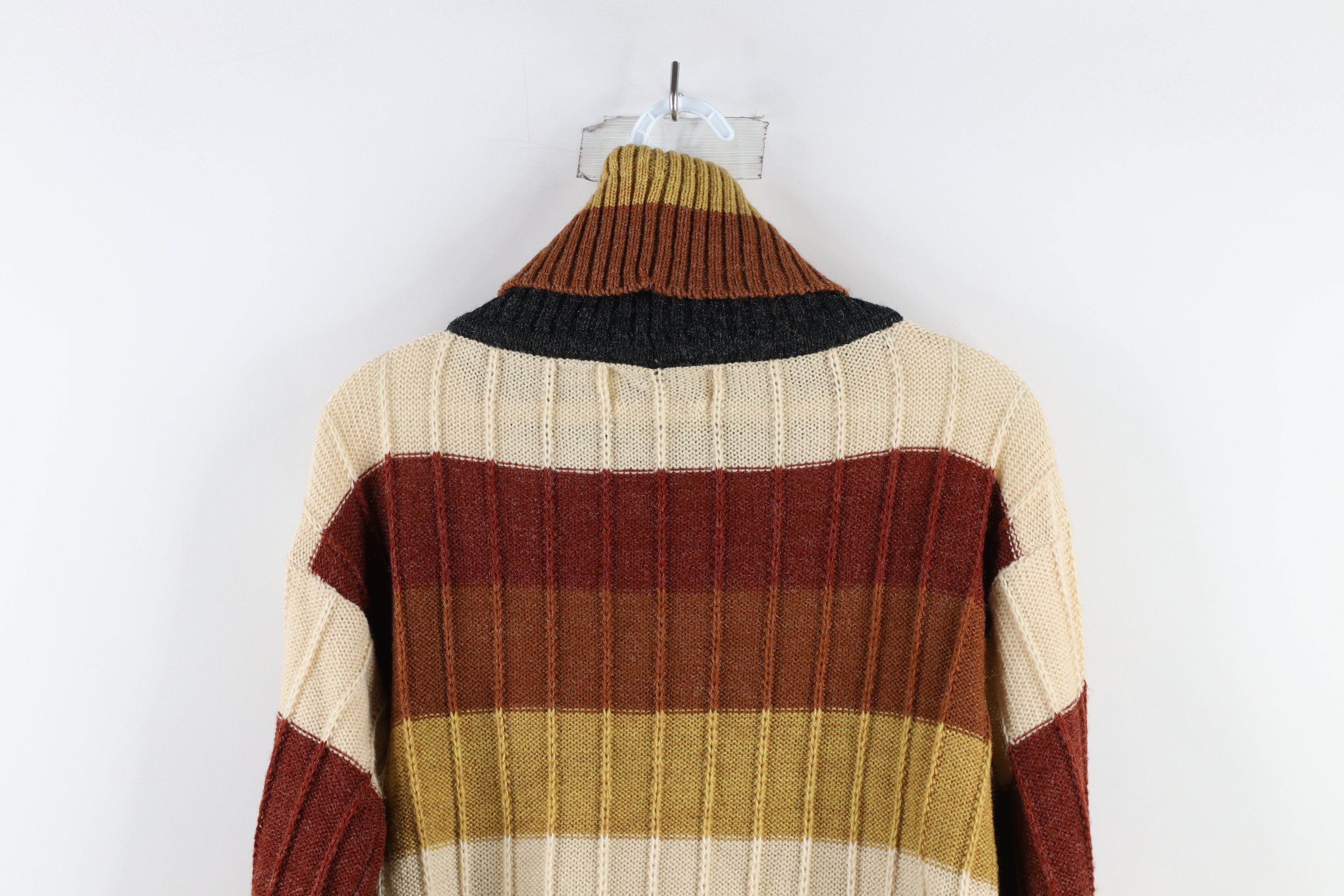 Vintage Vintage 70s Mid Century Modern MCM Knit Turtleneck Sweater Size L / US 10 / IT 46 - 8 Thumbnail