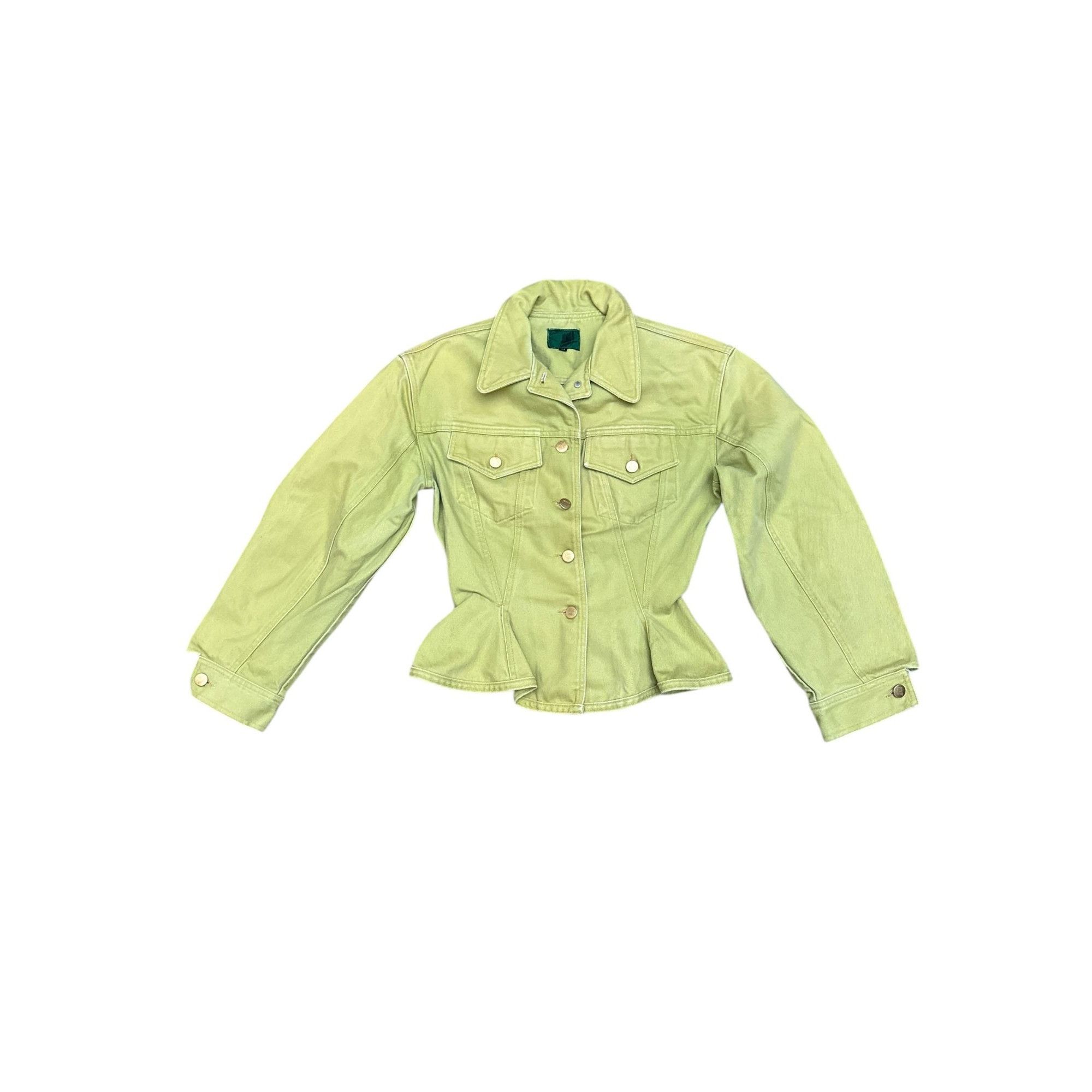 Jean Paul Gaultier Vintage Early 1990s Chartreuse Set Size S / US 4 / IT 40 - 4 Thumbnail