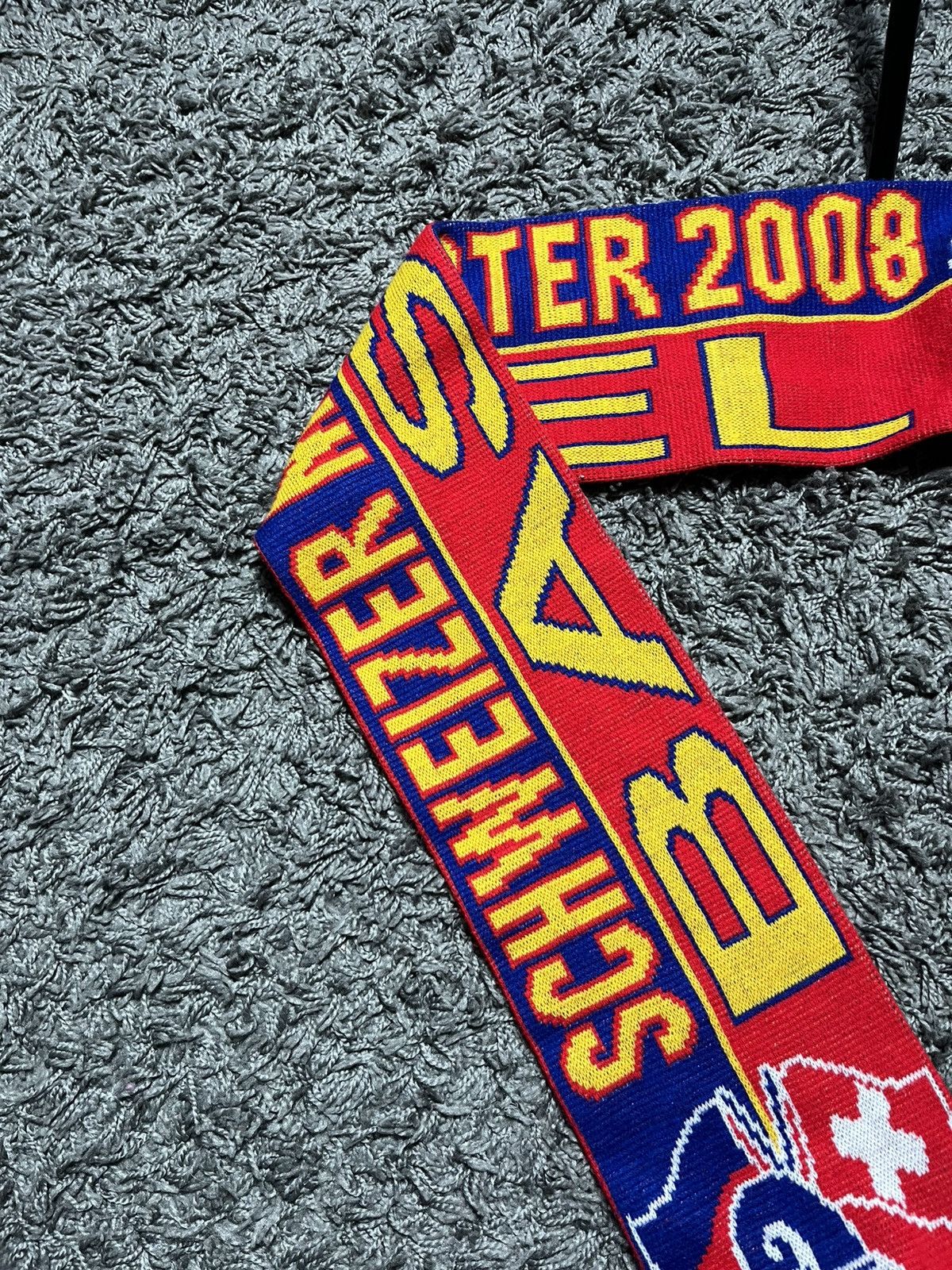 Vintage BASEL 1893 VINTAGE FOOTBALL SWISS SWITZERLAND SCARF Size ONE SIZE - 4 Thumbnail