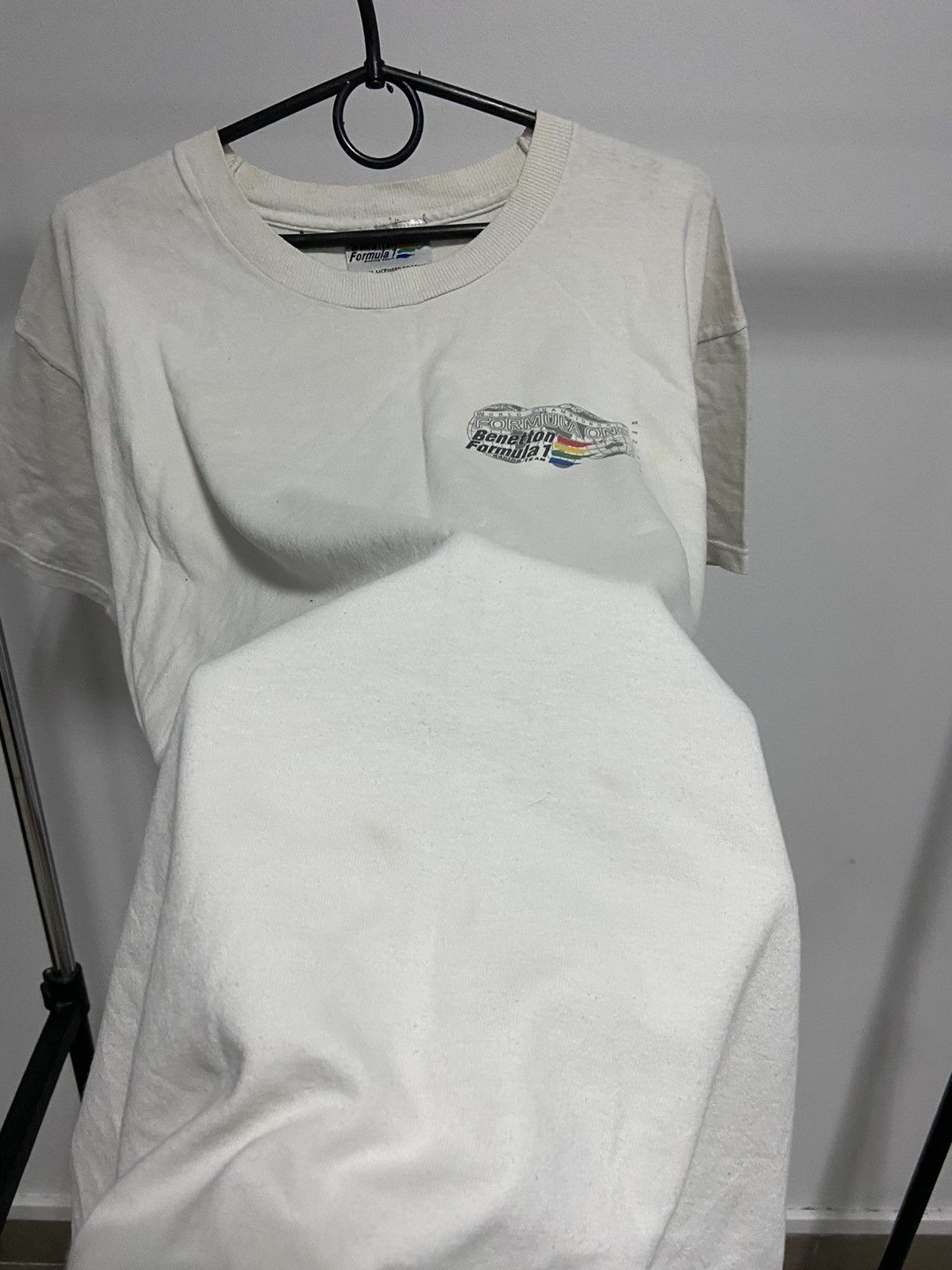 Benetton Benetton bolid formula 1 racing big logo t shirt Size US L / EU 52-54 / 3 - 8 Thumbnail