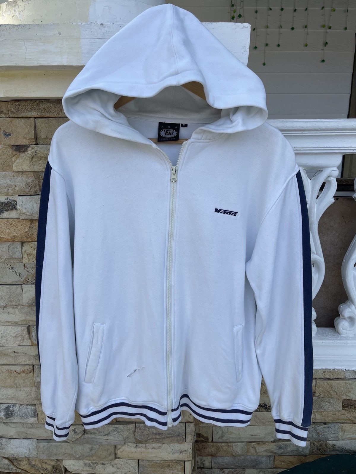 Vans × Vintage Last Drop🔥Rare🔥Vintage VANS Usa Hoodie Size US L / EU 52-54 / 3 - 1 Thumbnail