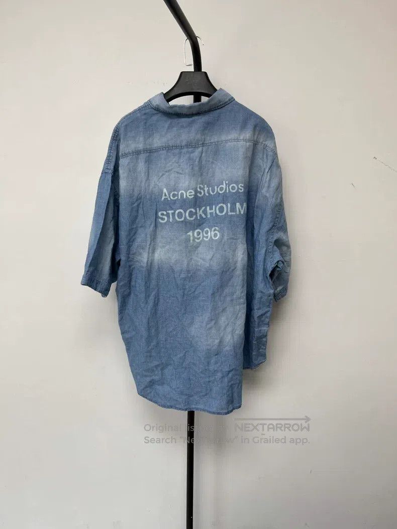 Acne Studios Acne Studios 1996 Series Retro Distressed Logo Printed Sho Size US M / EU 48-50 / 2 - 1 Thumbnail